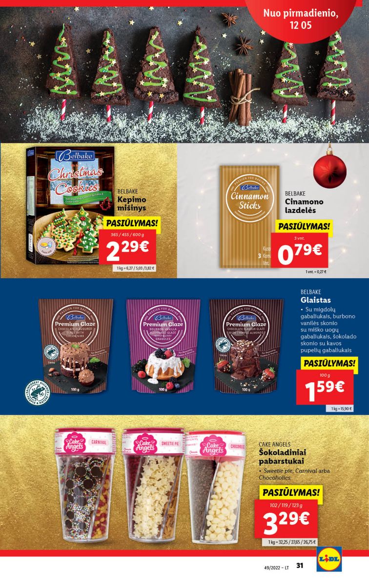 Naujausias LIDL kaininis katalogas 2022.12.05 - 2022.12.11