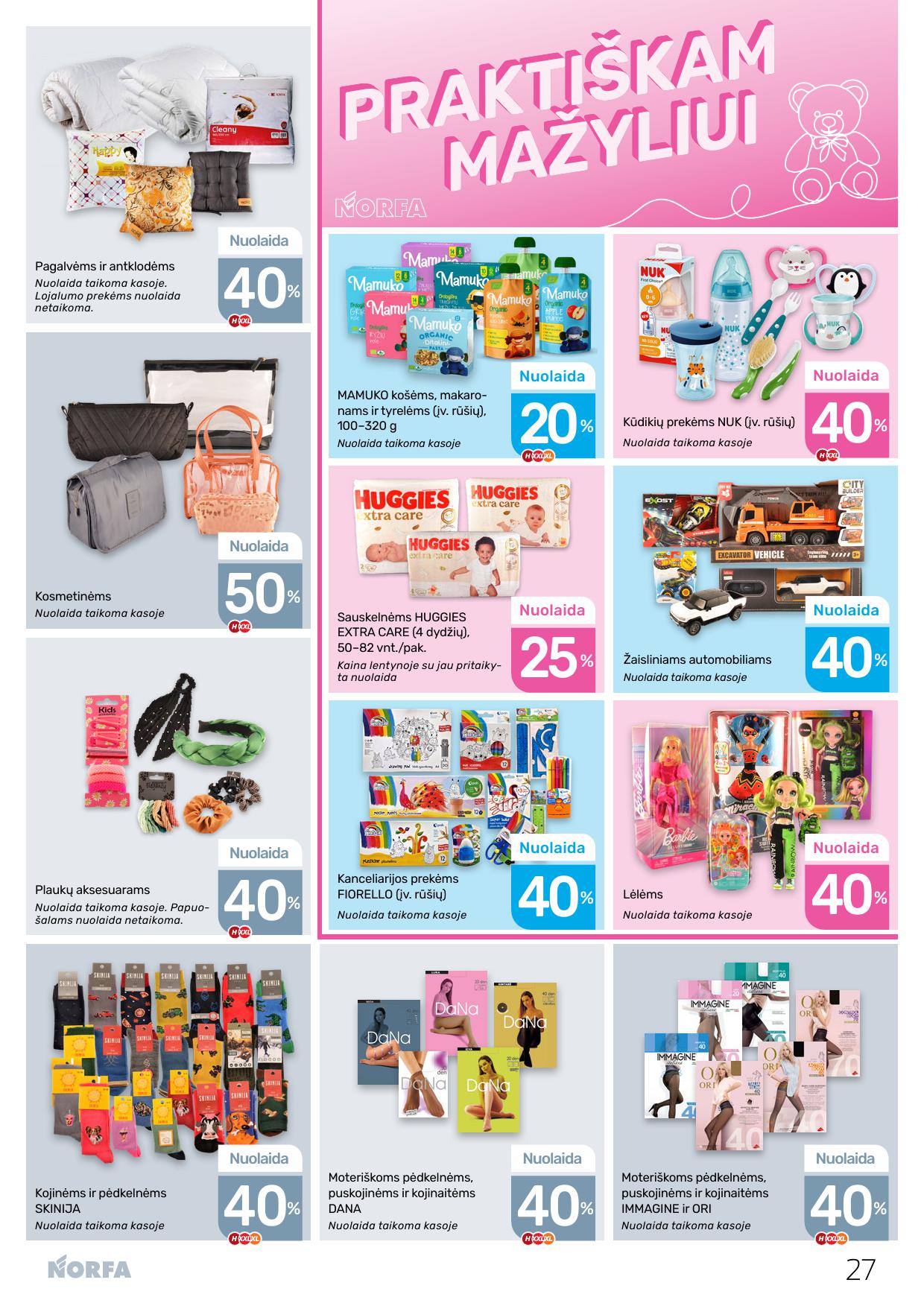 Naujausias NORFA kaininis katalogas 2026.03.05 - 2026.03.18