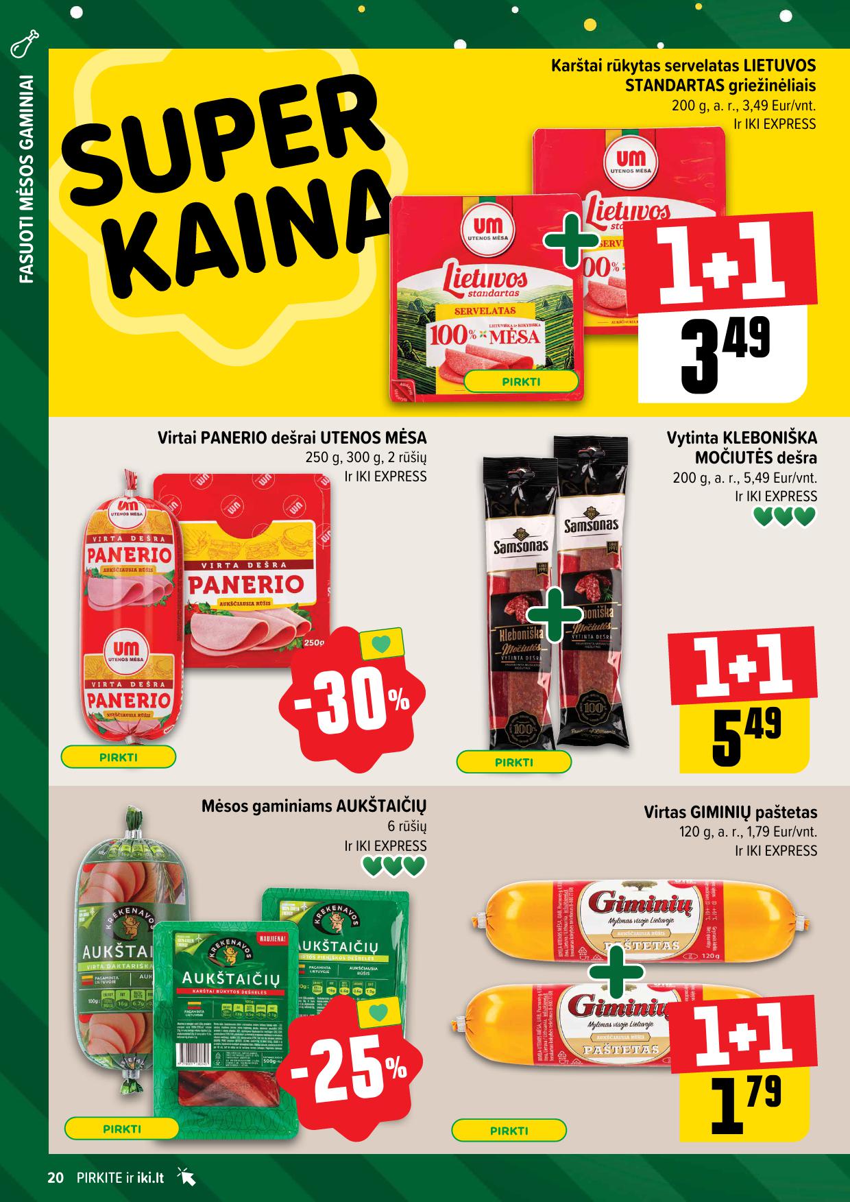 Naujausias IKI kaininis katalogas 2024.11.25 - 2024.12.01