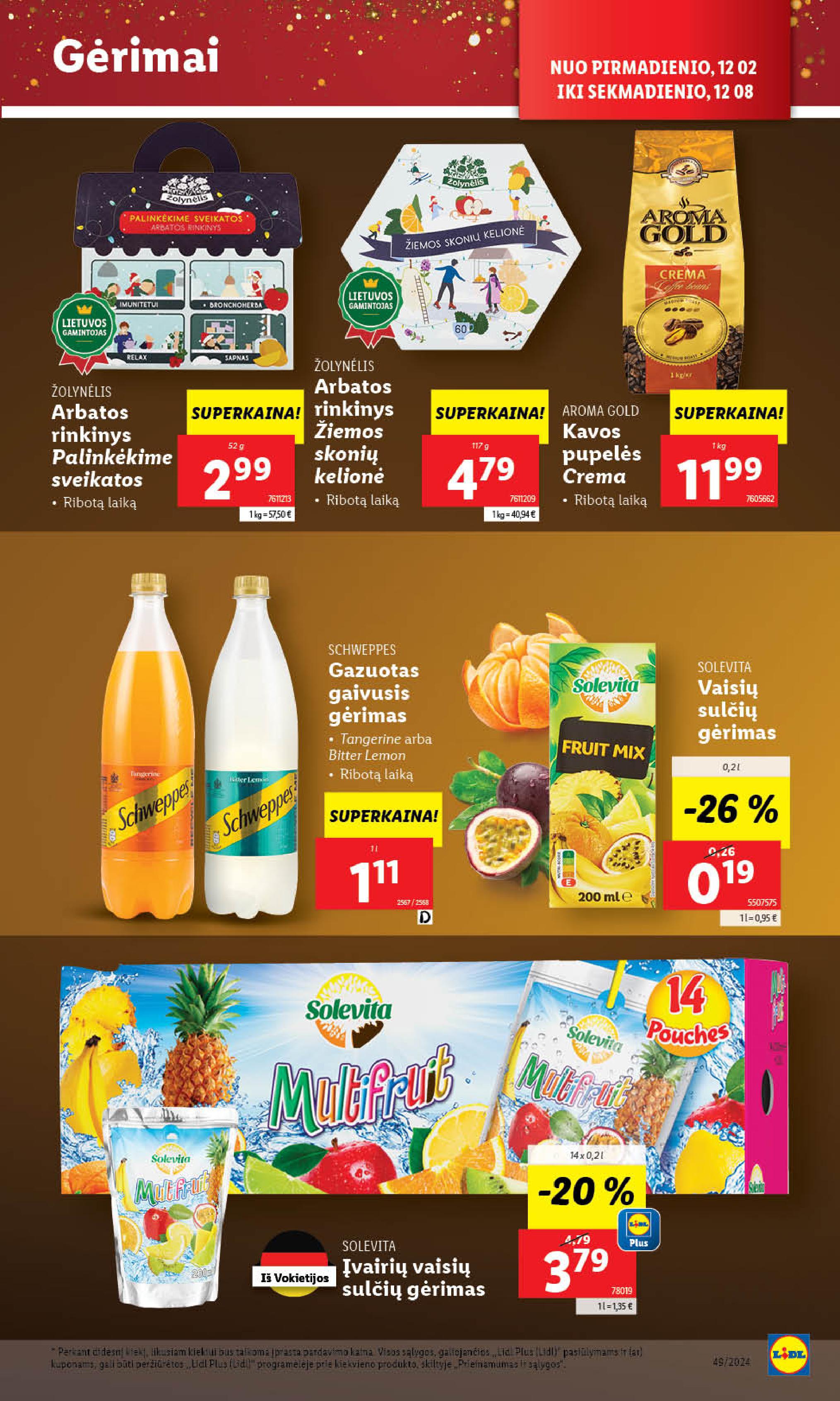 Naujausias LIDL kaininis katalogas 2024.12.02 - 2024.12.08