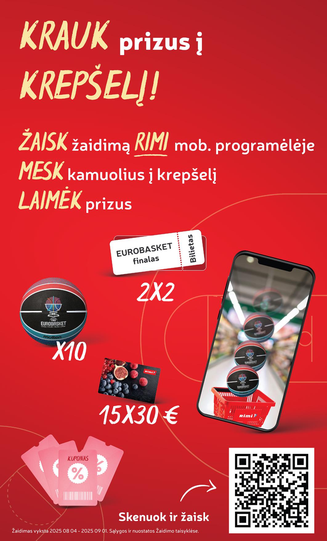 Naujausias RIMI kaininis katalogas 2025.08.19 - 2025.08.25