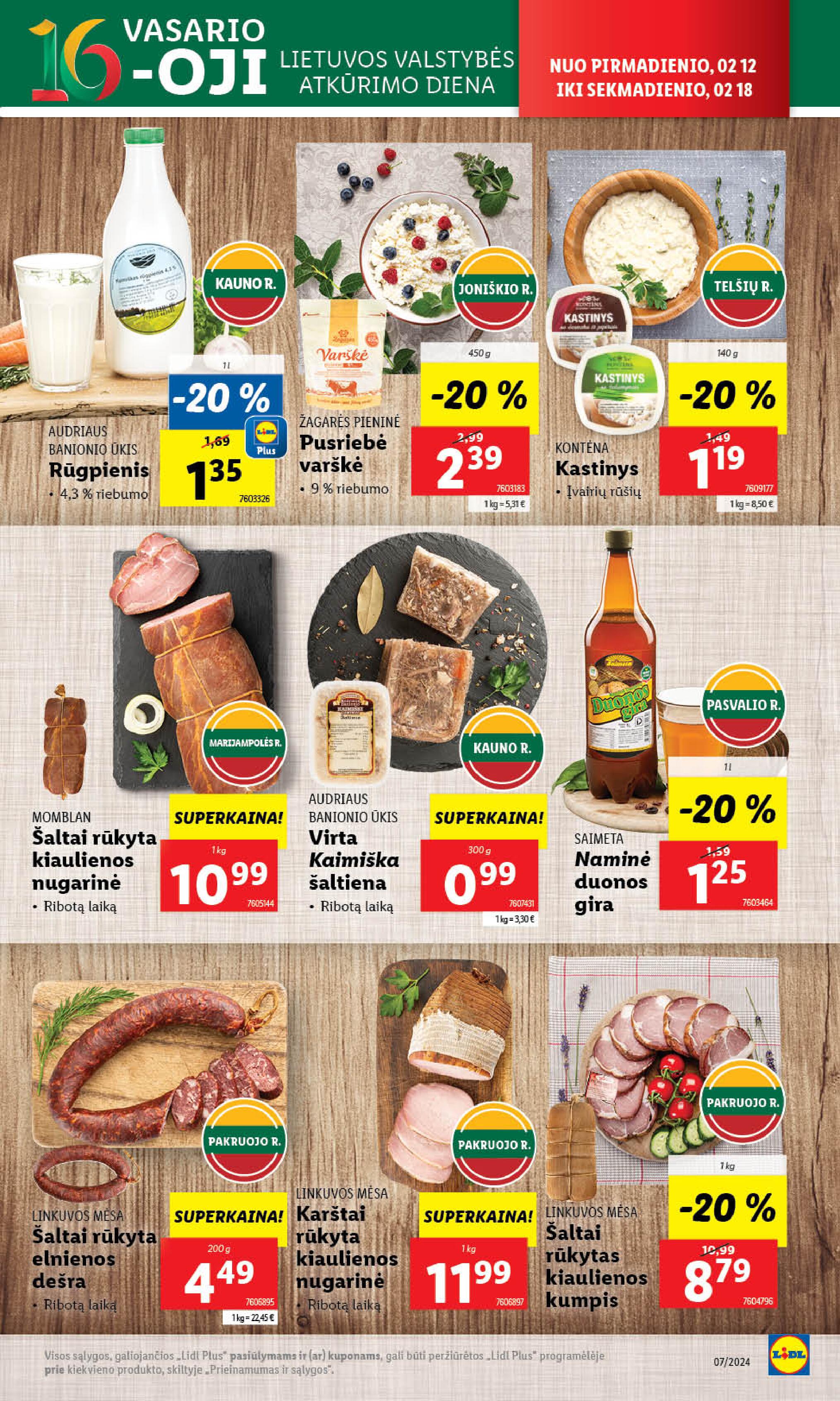 Naujausias LIDL kaininis katalogas 2024.02.12 - 2024.02.18