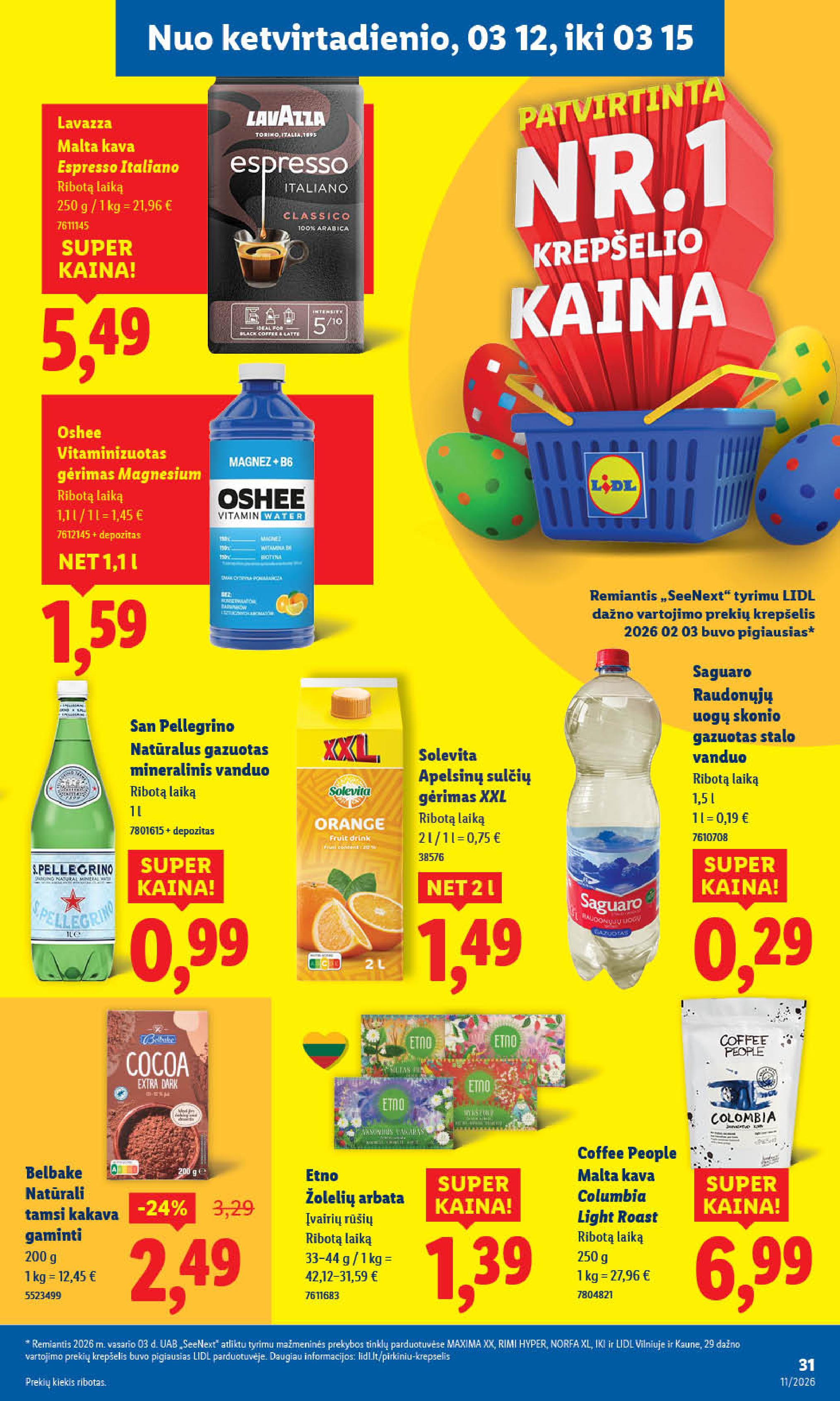 Naujausias LIDL kaininis katalogas 2026.03.09 - 2026.03.15