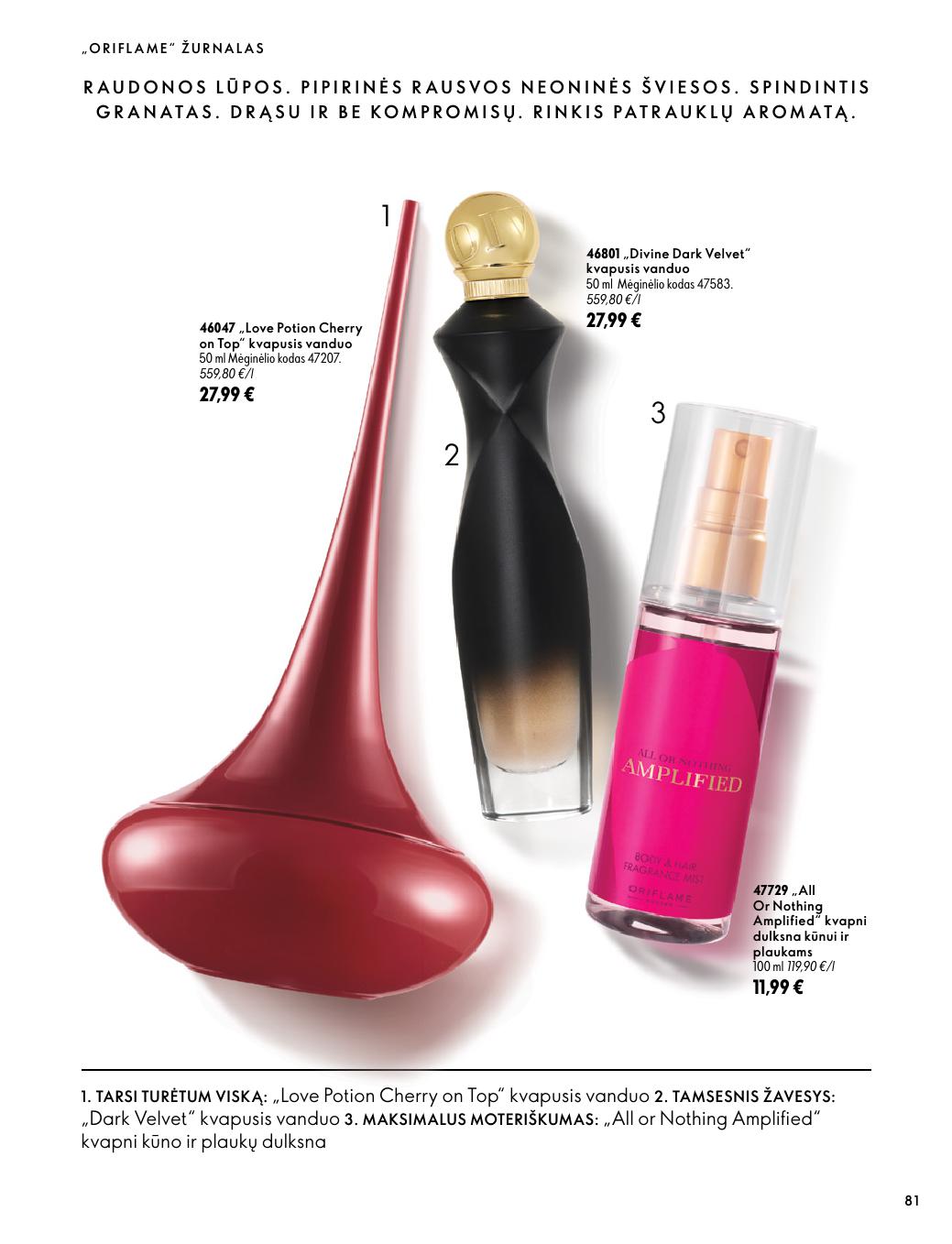 ORIFLAME katalogas galioja 2026.10.07 - 2026.11.17