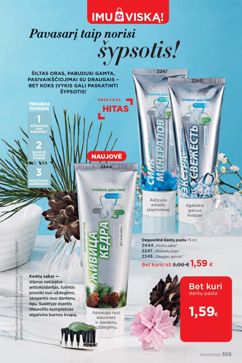 FABERLIC katalogas Nr.4 galioja 2022.02.21 - 2022.03.13