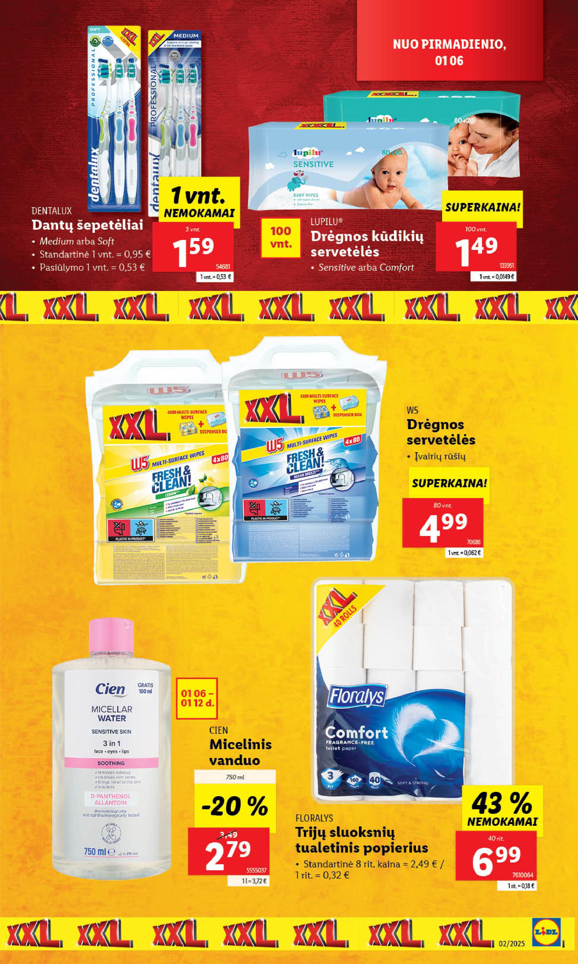 Naujausias LIDL kaininis katalogas 2025.01.06 - 2025.01.12