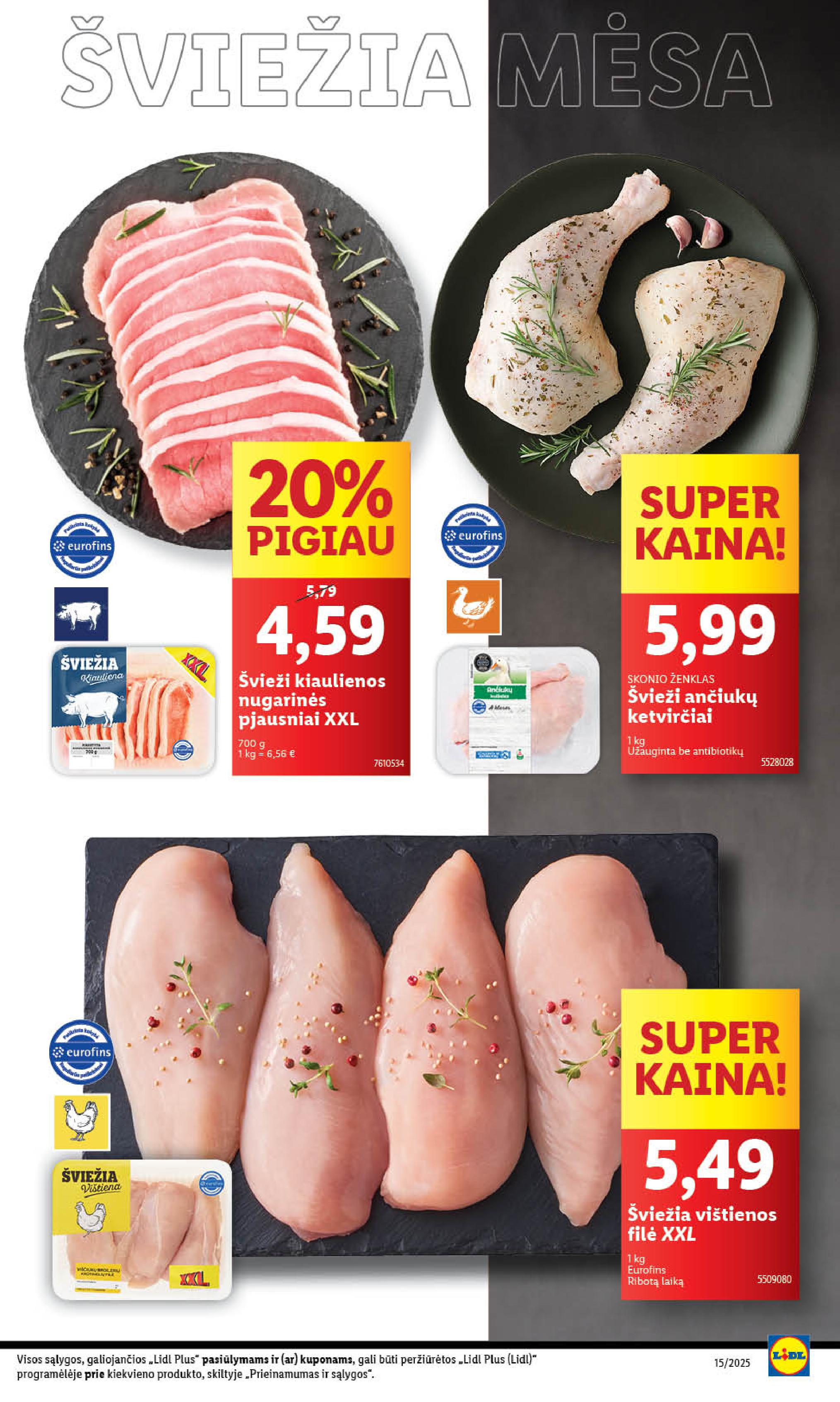 Naujausias LIDL kaininis katalogas 2025.04.07 - 2025.04.13