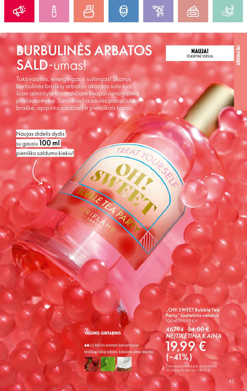 Naujas ORIFLAME katalogas galioja 2025.06.22 - 2025.07.12