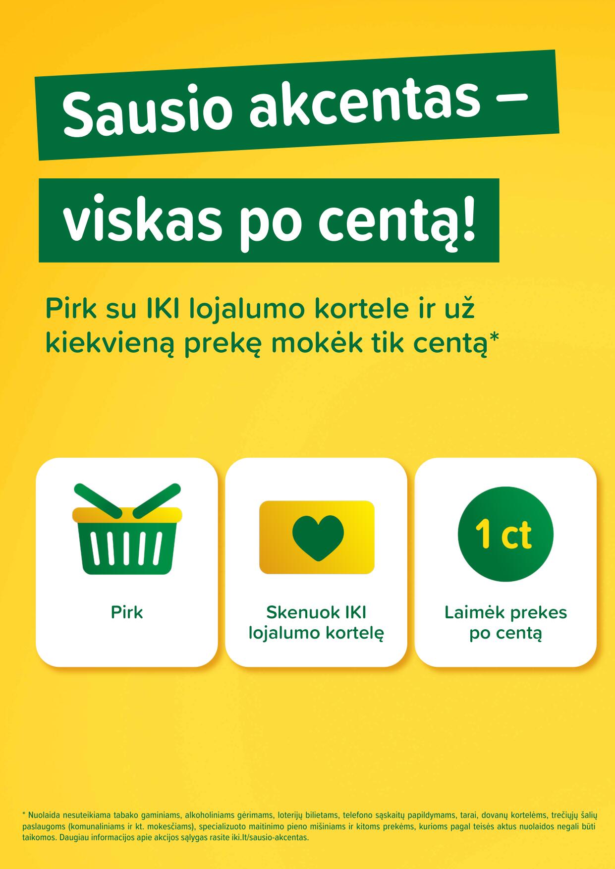 Naujausias IKI kaininis katalogas 2024.01.15 - 2024.01.21