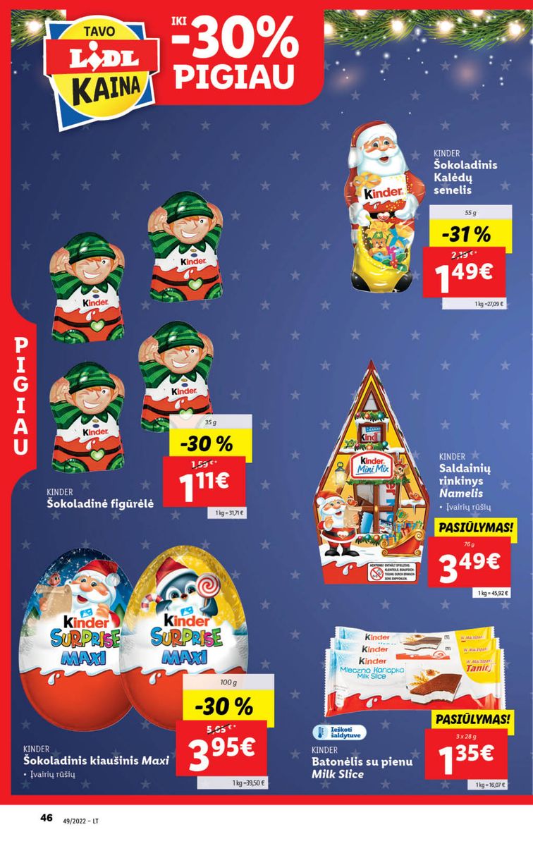 Naujausias LIDL kaininis katalogas 2022.12.05 - 2022.12.11