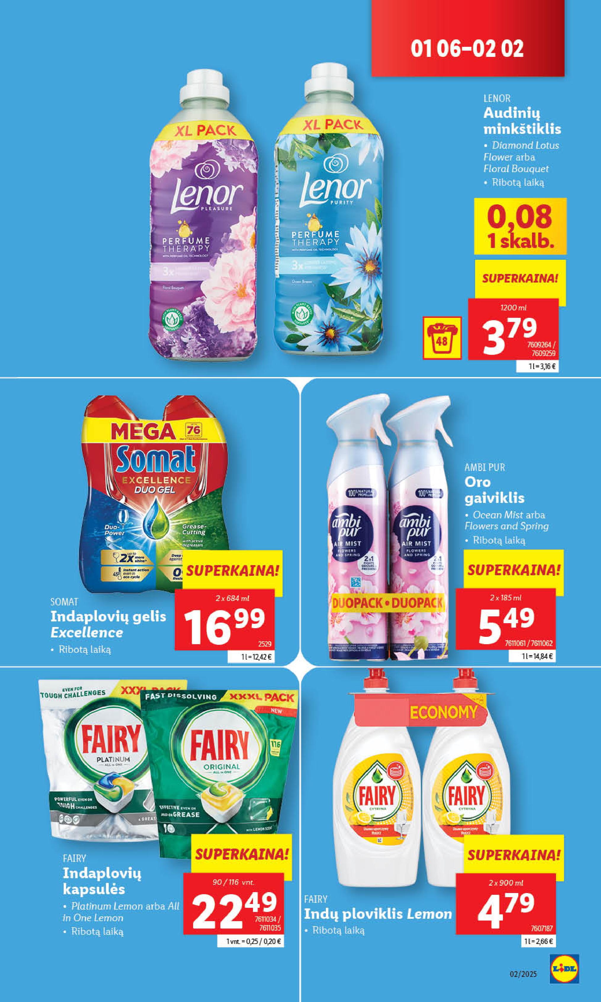 Naujausias LIDL kaininis katalogas 2025.01.06 - 2025.01.12