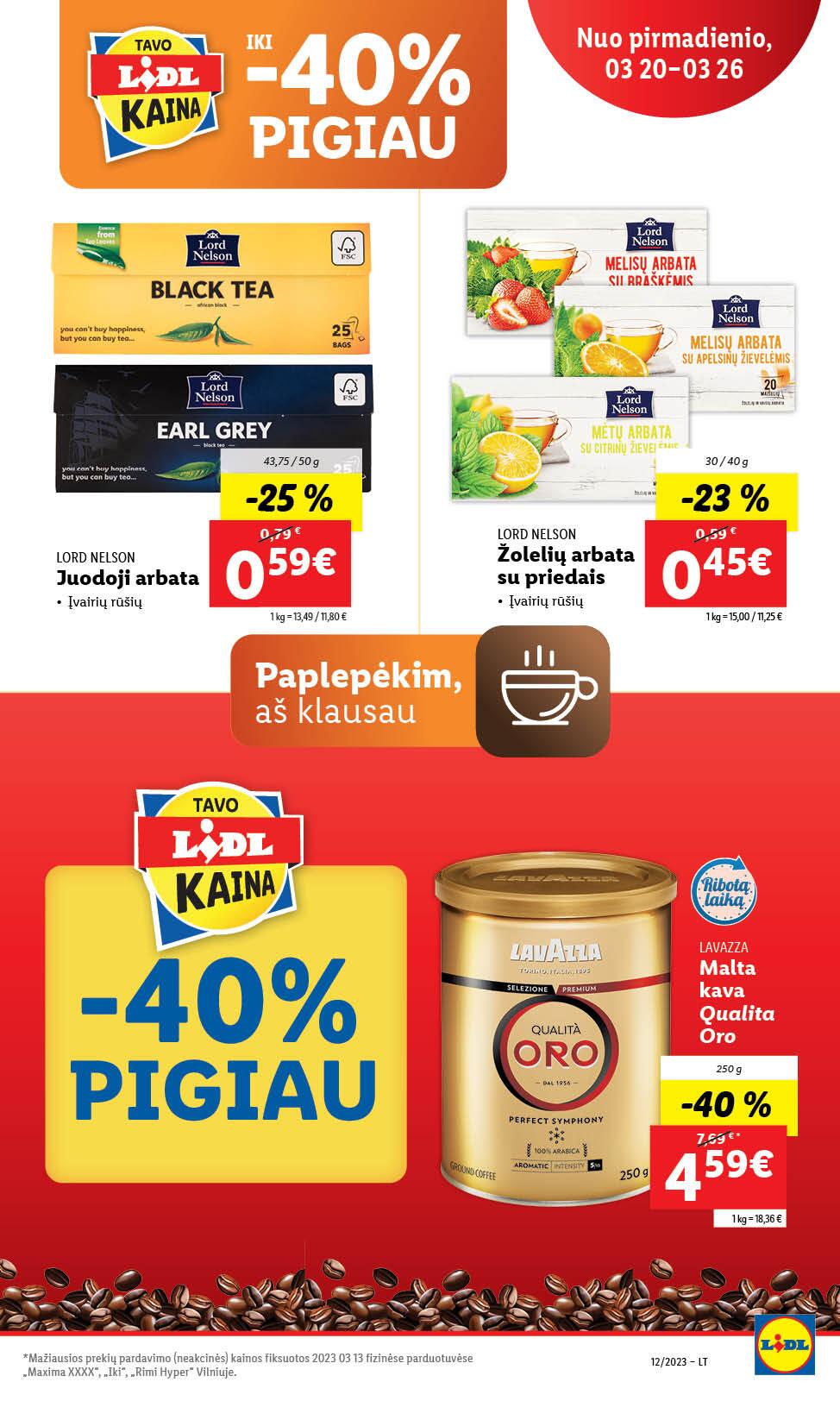 Naujausias LIDL kaininis katalogas 2023.03.20 - 2023.03.26