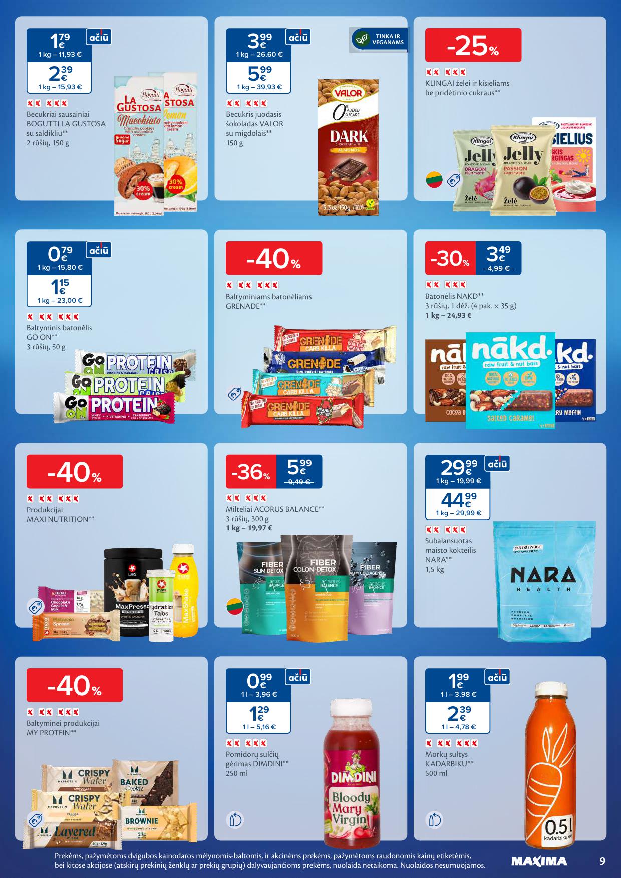 Naujausias MAXIMA kaininis katalogas 2026.01.13 - 2026.01.19