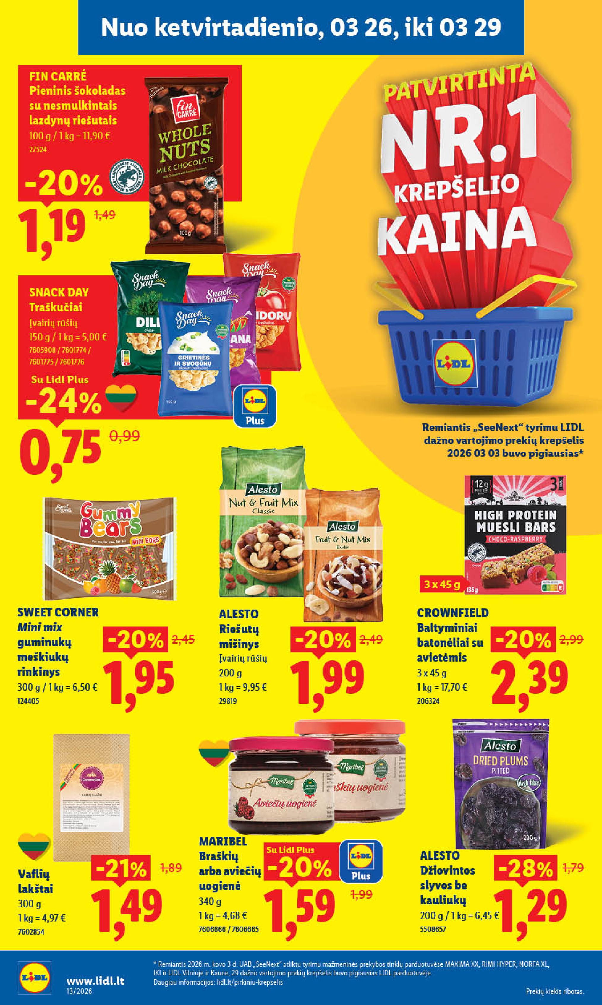 Naujausias LIDL kaininis katalogas 2026.03.23 - 2026.03.29
