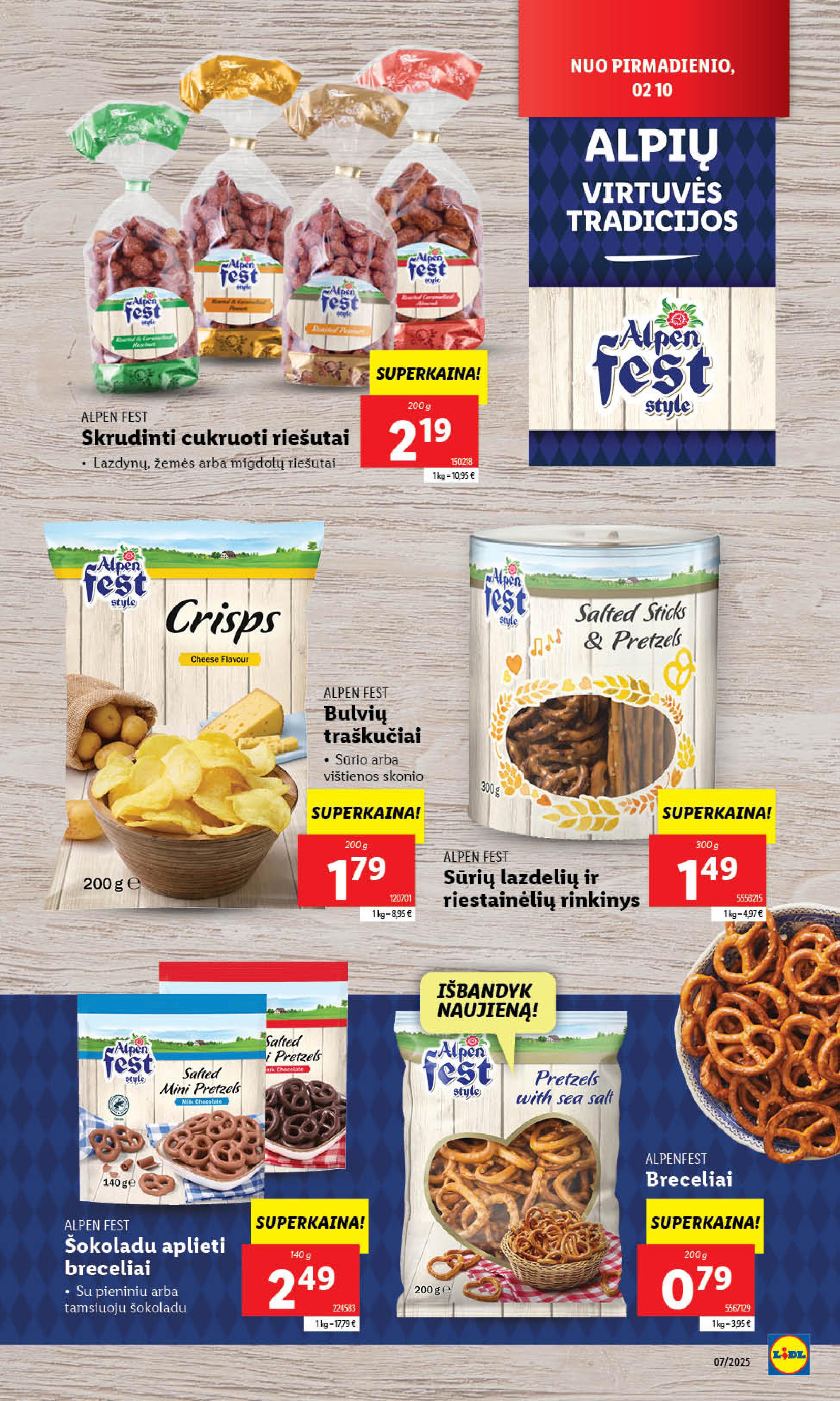 Naujausias LIDL kaininis katalogas 2025.02.10 - 2025.02.16