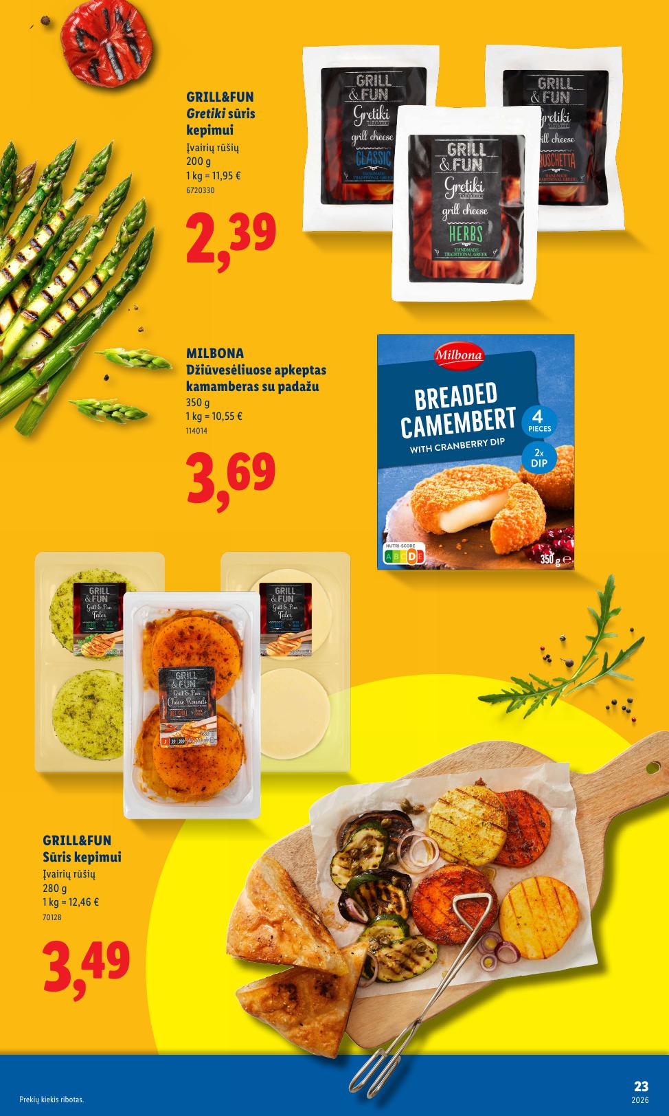LIDL grilio katalogas "Grilis gardumo, kaina pigumo"