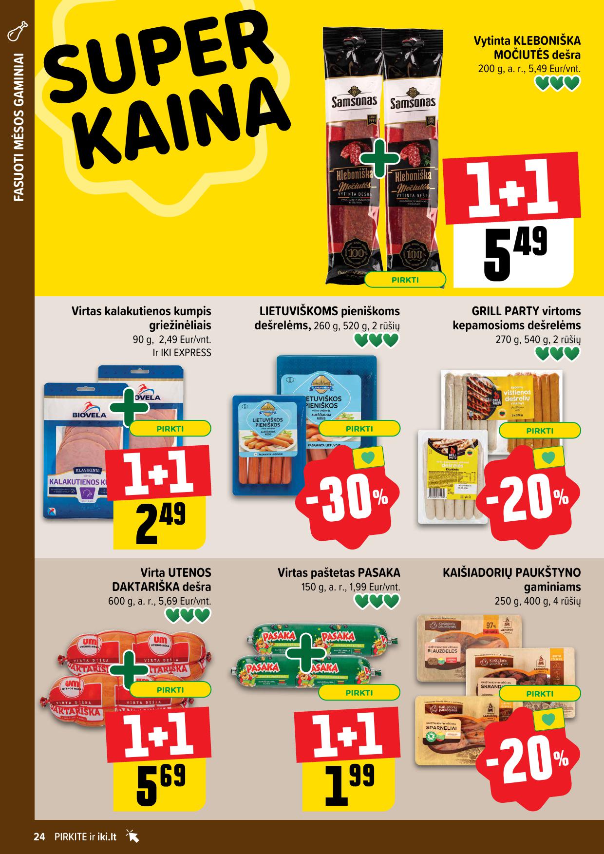 Naujausias IKI kaininis katalogas 2025.02.10 - 2025.02.16
