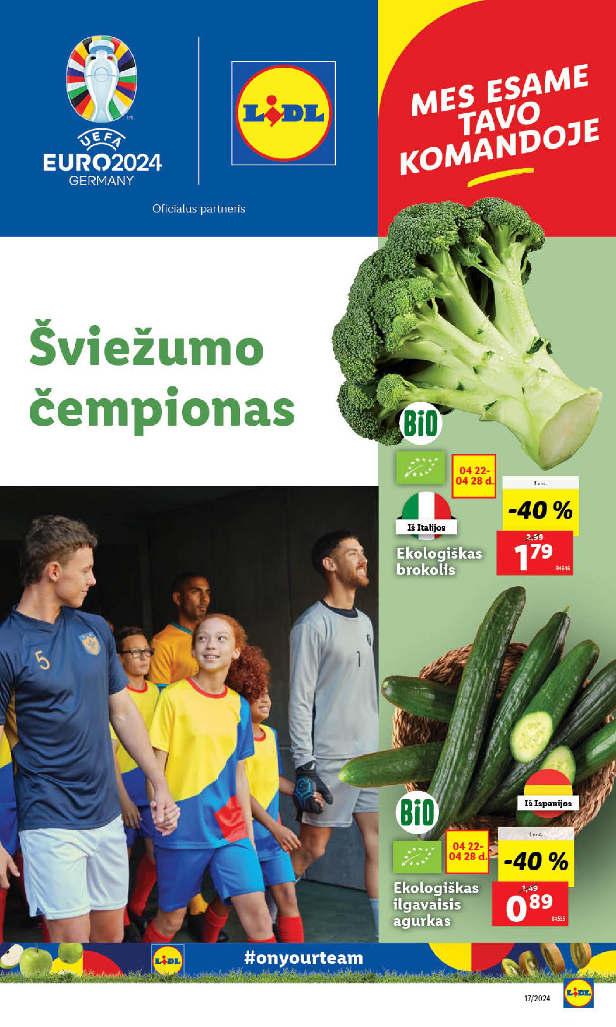 Naujausias LIDL kaininis katalogas 2024.04.22 - 2024.04.28