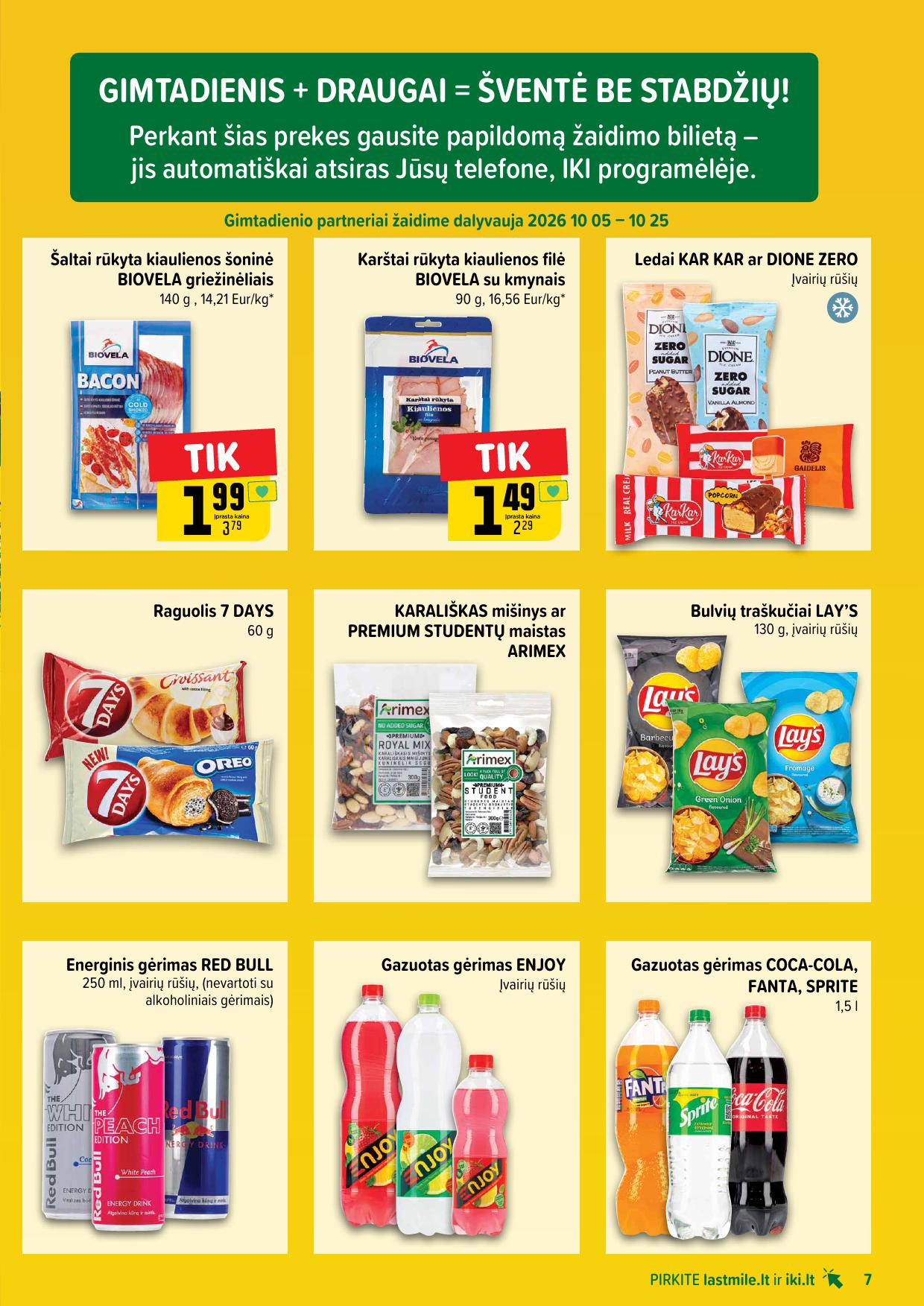 Naujausias IKI kaininis katalogas 2026.10.19 - 2026.10.25