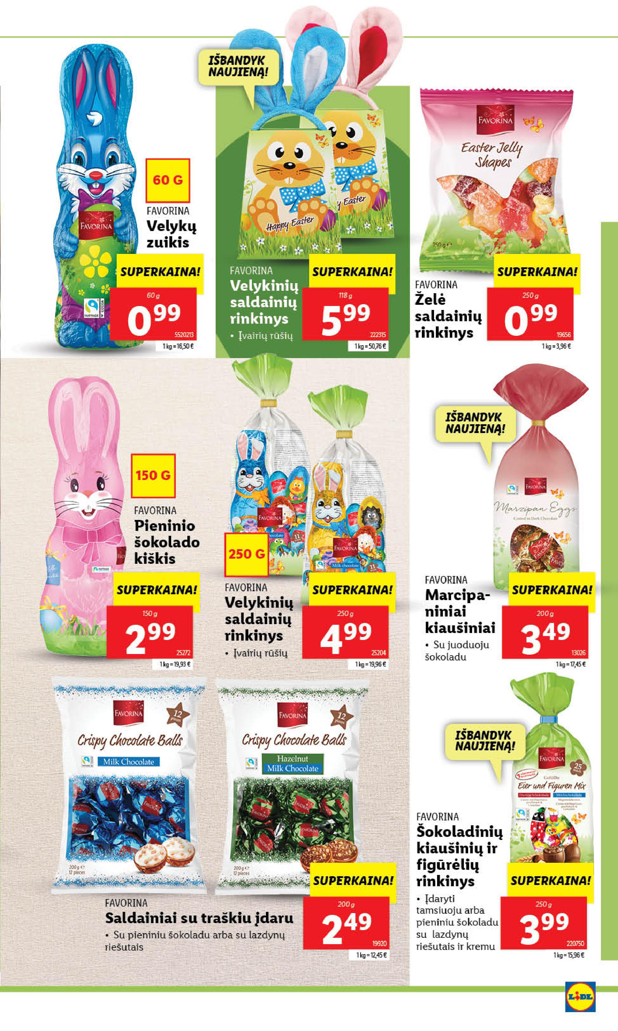 Naujausias LIDL kaininis katalogas 2025.03.31 - 2025.04.06