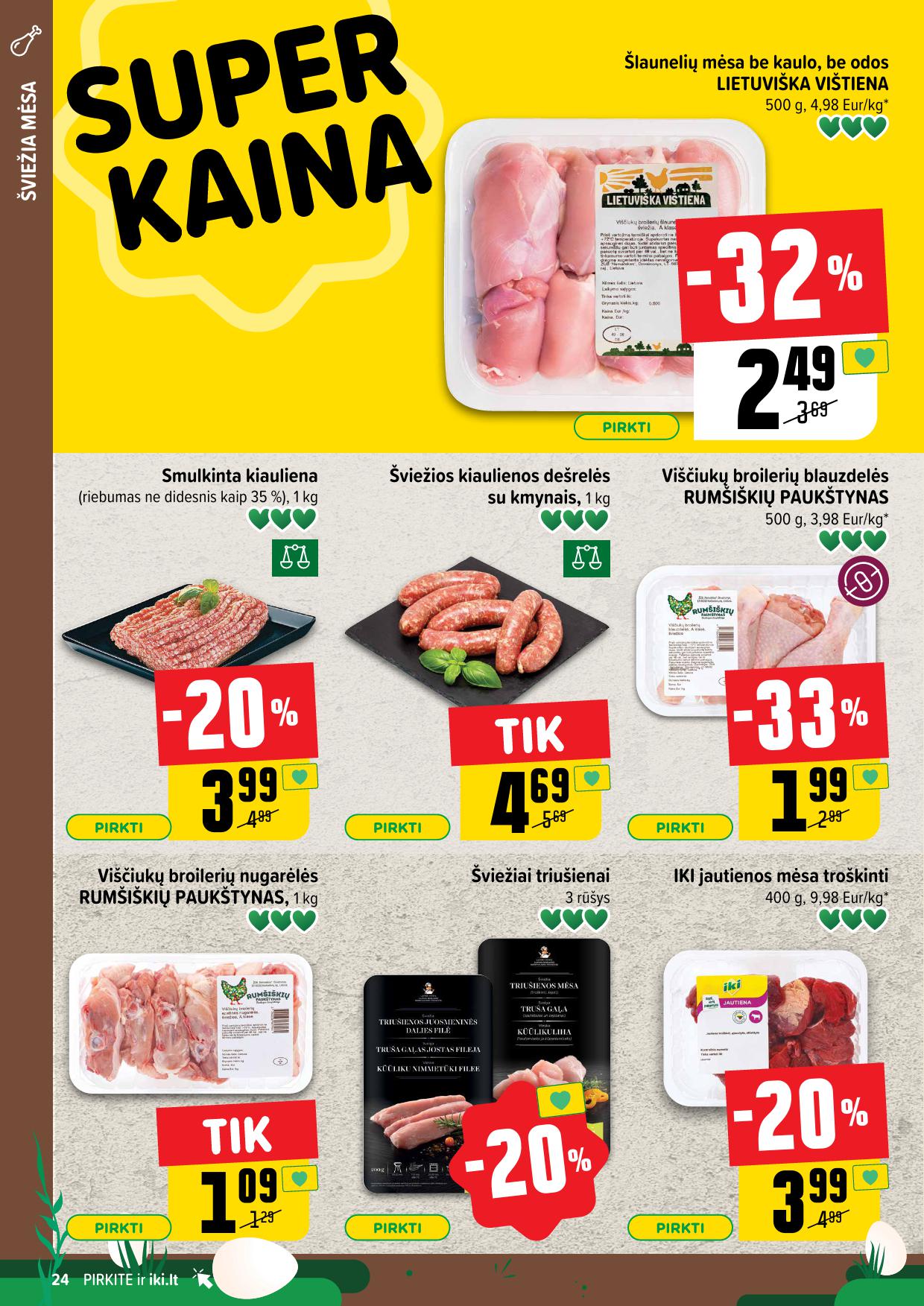 Naujausias IKI kaininis katalogas 2025.03.24 - 2025.03.30