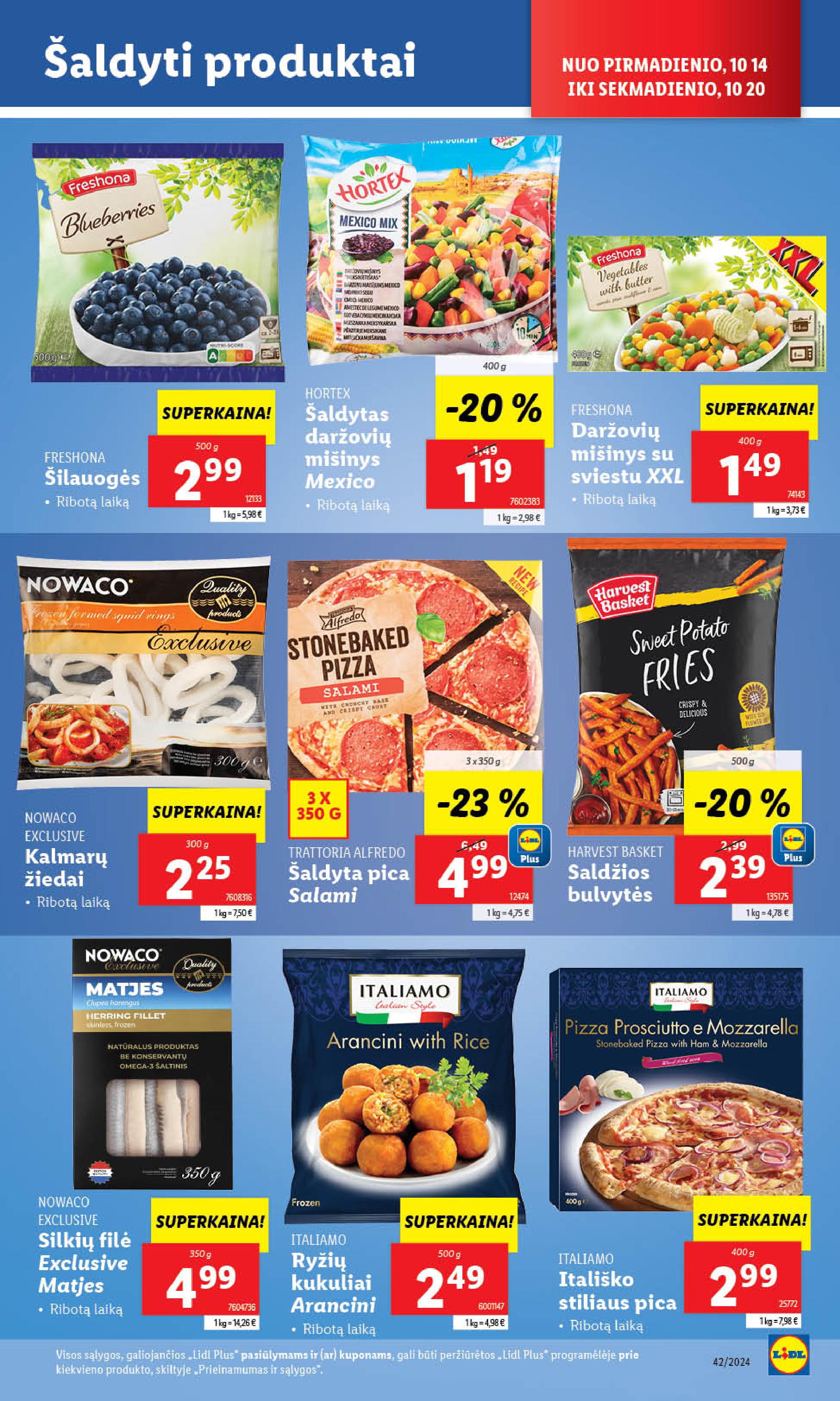 Naujausias LIDL kaininis katalogas 2024.10.14 - 2024.10.20