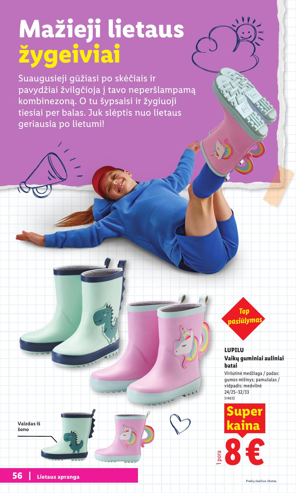 LIDL mokyklinių prekių katalogas "Atgal į mokyklą"