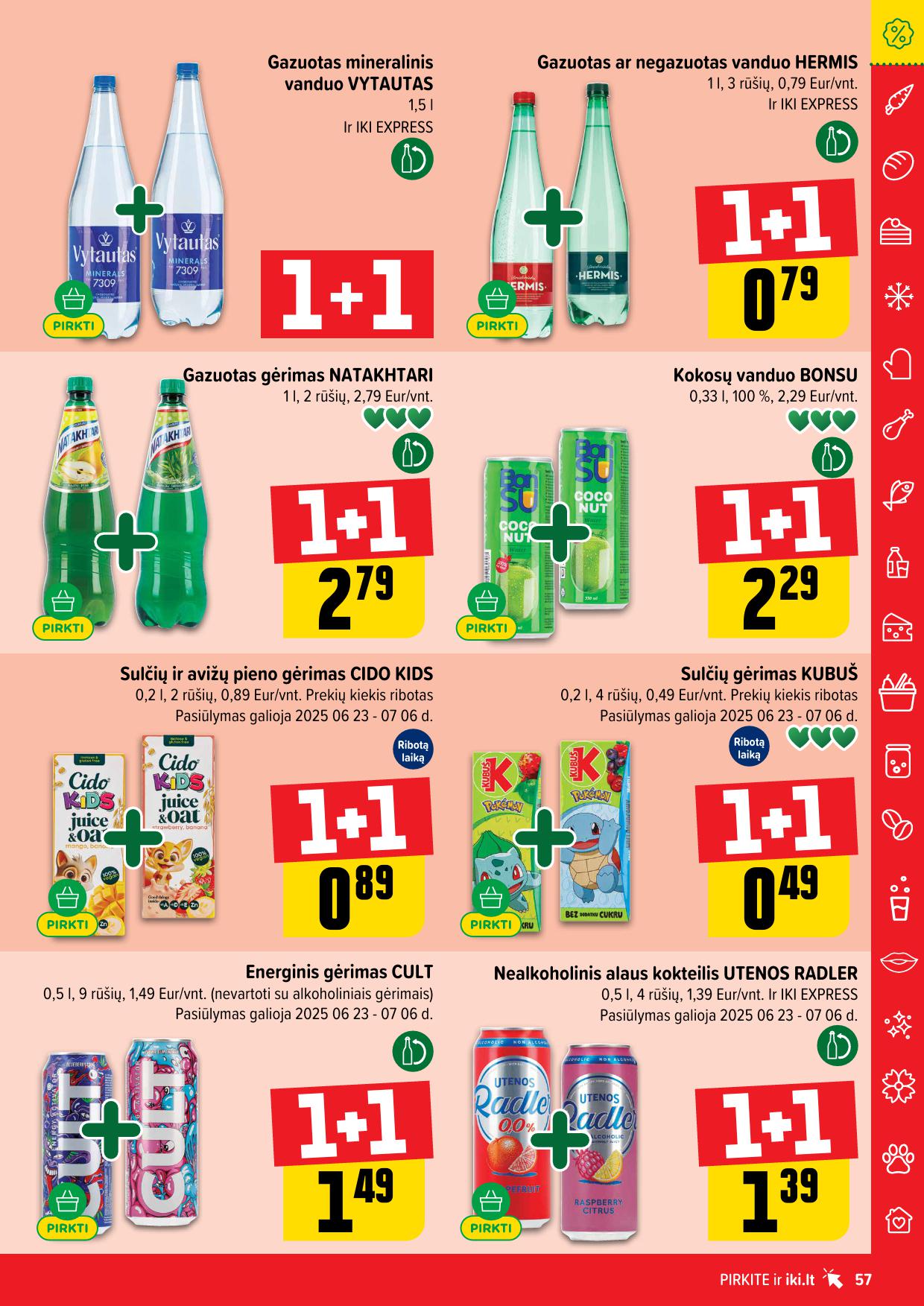 IKI SAVAITĖLĖ akcijų ir nuolaidų leidinys Nr.26 2025.06.23 - 2025.06.29