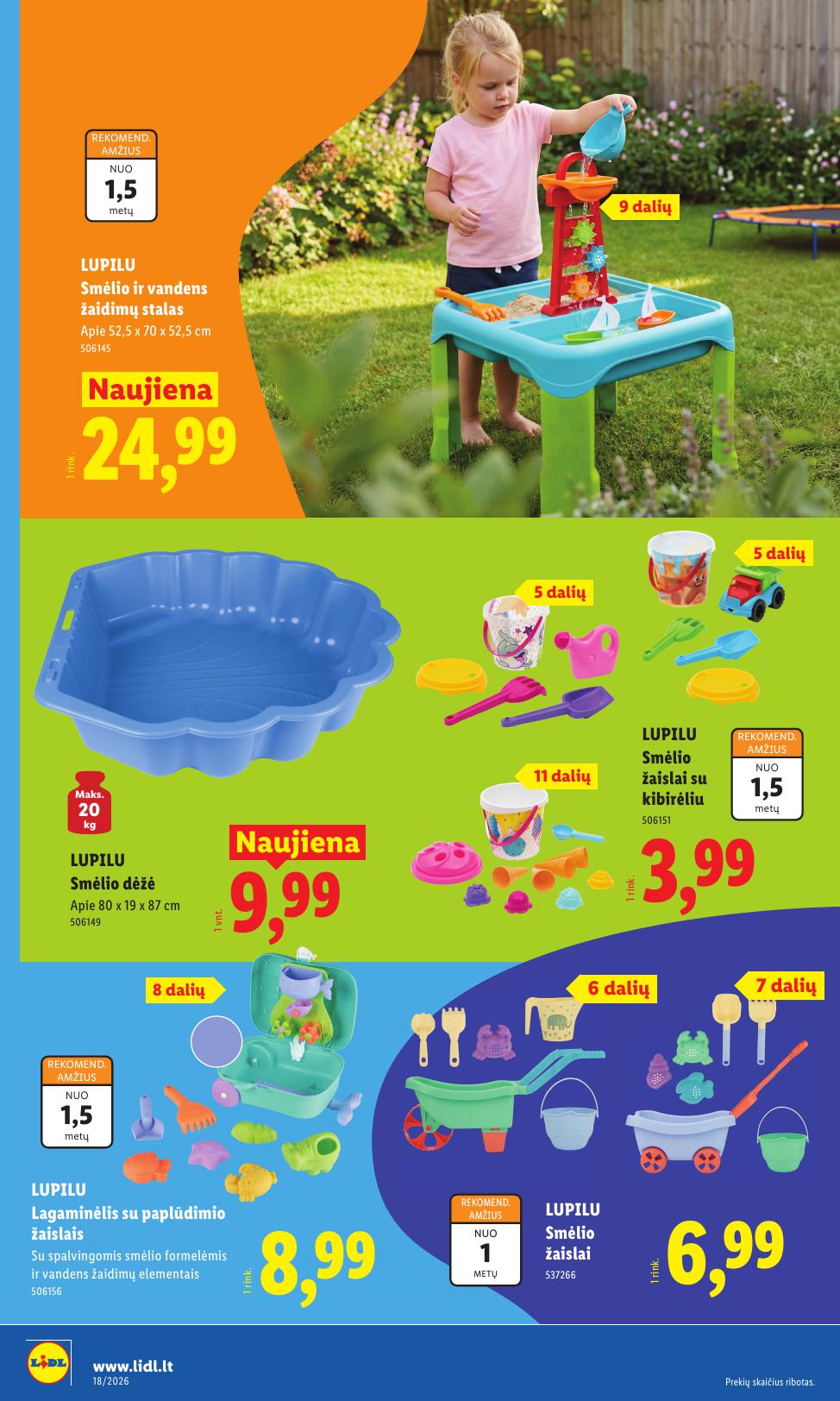 LIDL ne maisto prekių leidinys 2026.04.27 - 2026.05.03