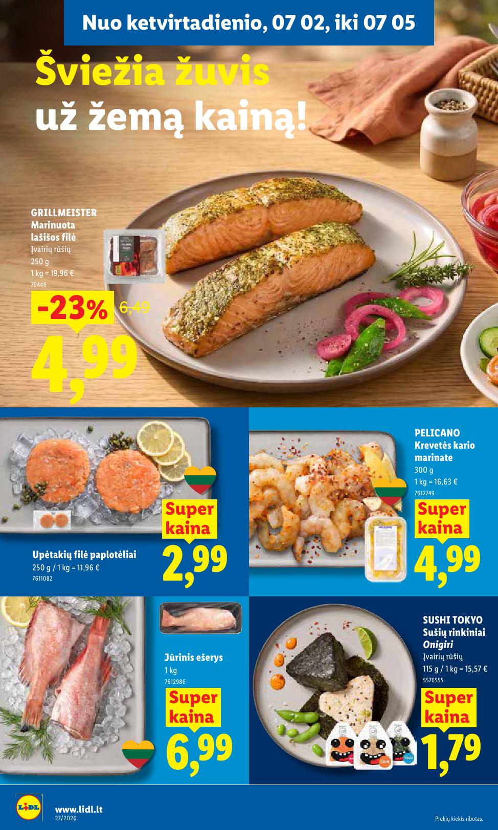 Naujausias LIDL kaininis katalogas 2026.06.29 - 2026.07.05