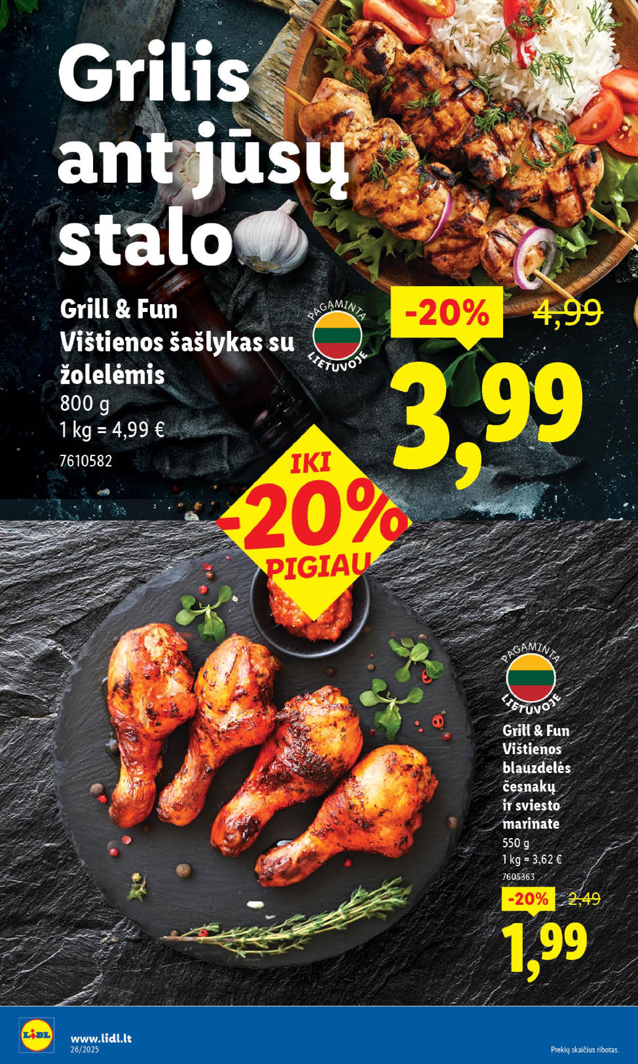Naujausias LIDL kaininis katalogas 2025.06.23 - 2025.06.29
