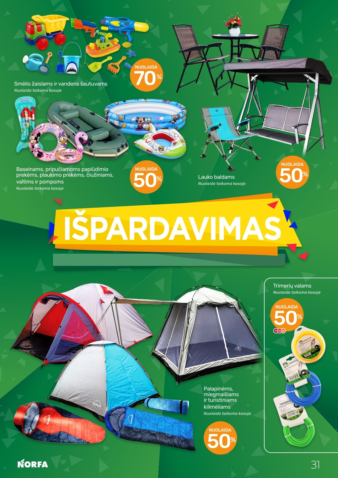 Naujausias NORFA kaininis katalogas 2026.08.20 - 2026.09.02