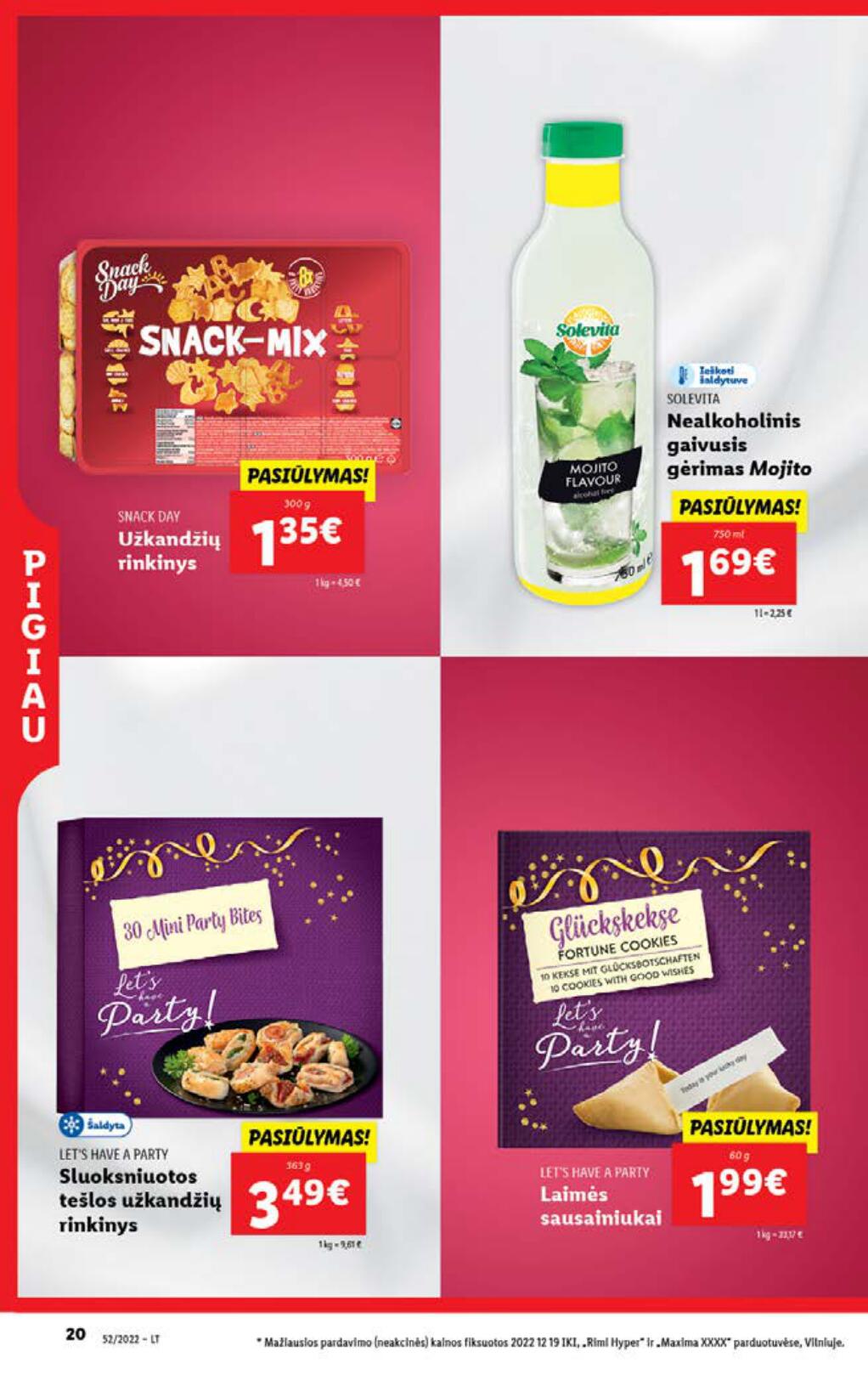 Naujausias LIDL kaininis katalogas 2022.12.26 - 2023.01.01