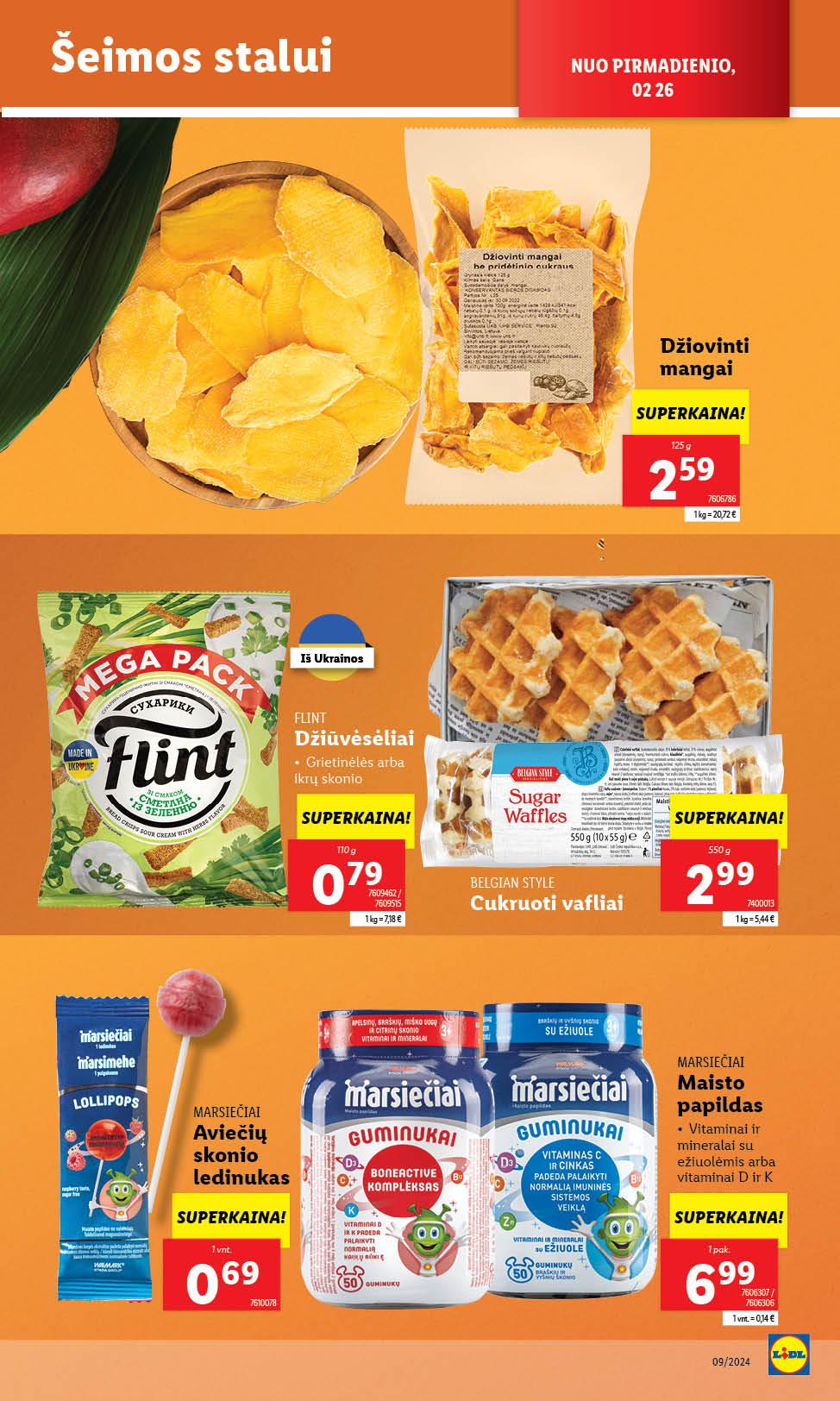 Naujausias LIDL kaininis katalogas 2024.02.26 - 2024.03.03