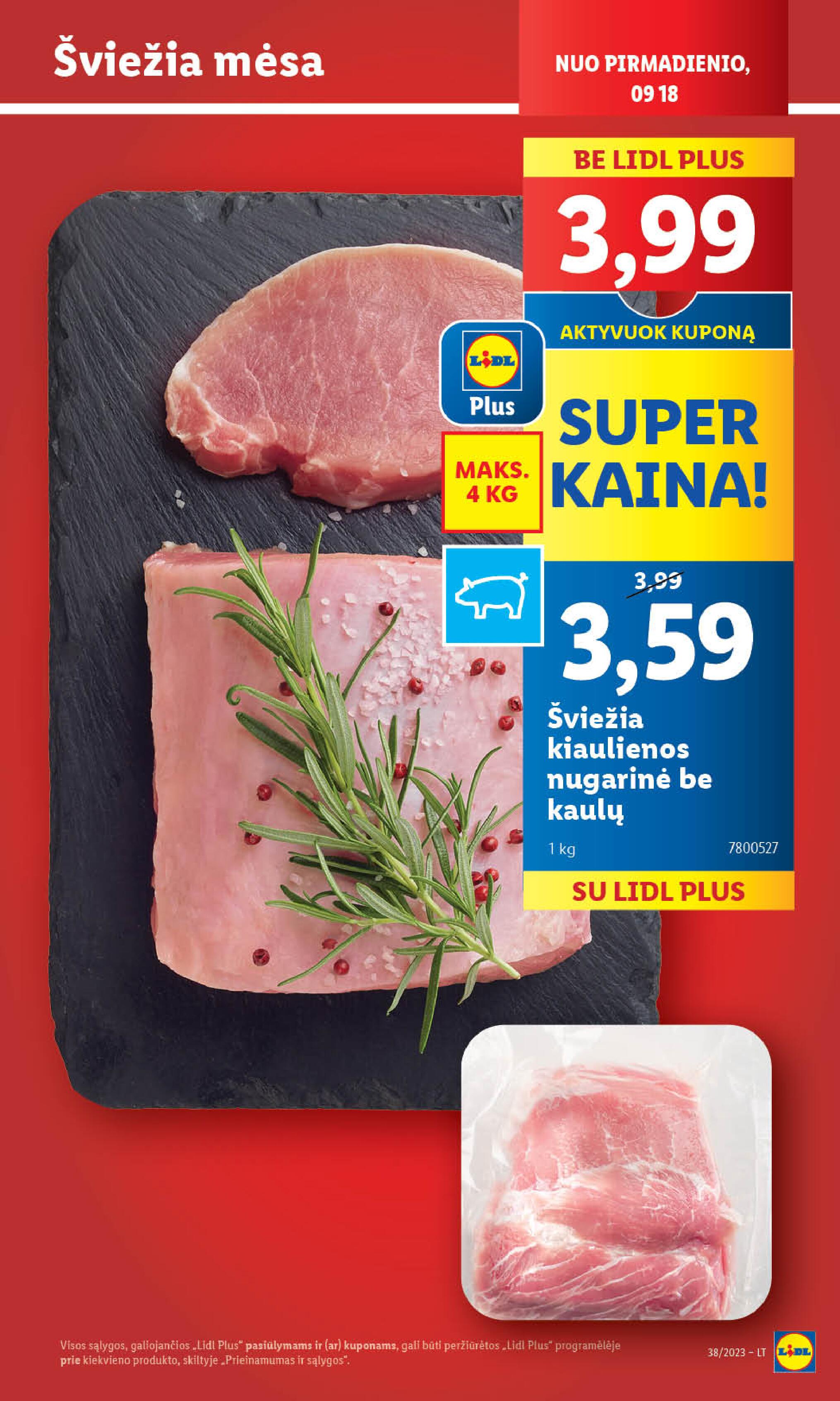 Naujausias LIDL kaininis katalogas 2023.09.18 - 2023.09.24