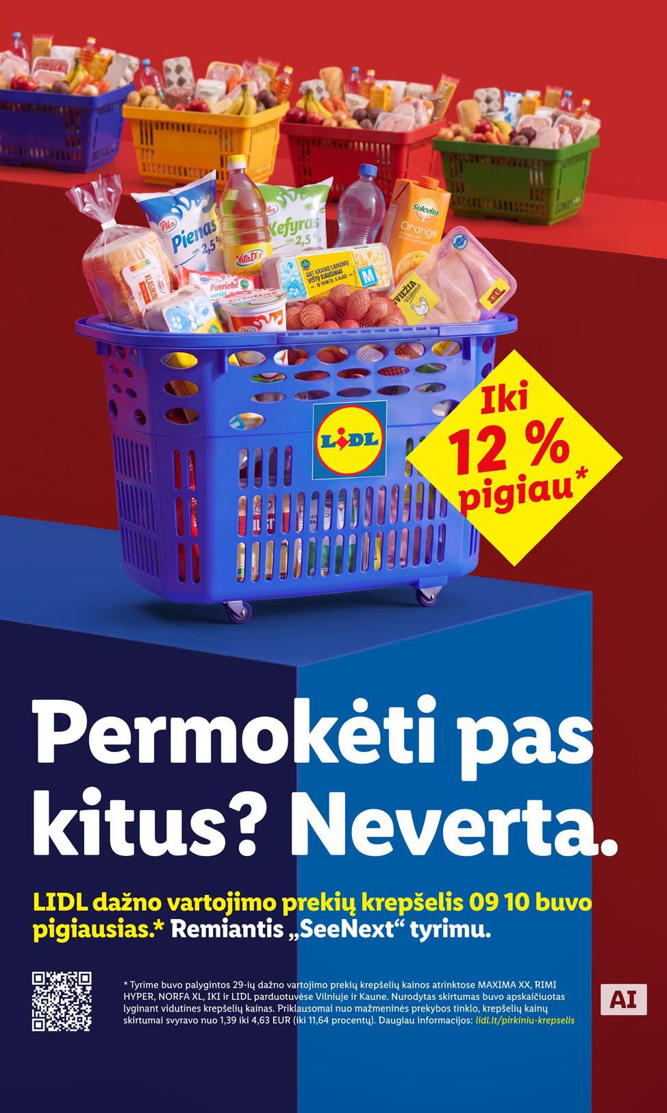 Naujausias LIDL kaininis katalogas 2026.10.12 - 2026.10.18