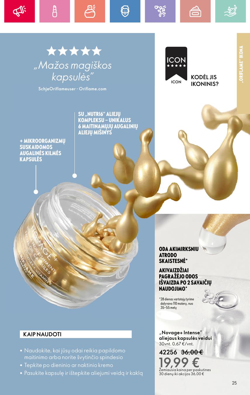 ORIFLAME katalogas galioja 2025.08.03 - 2025.08.23