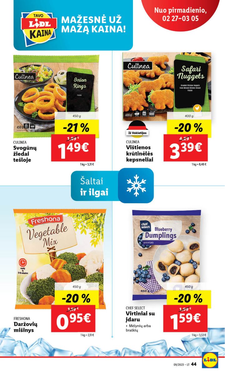 Naujausias LIDL kaininis katalogas 2023.02.27 - 2023.03.05