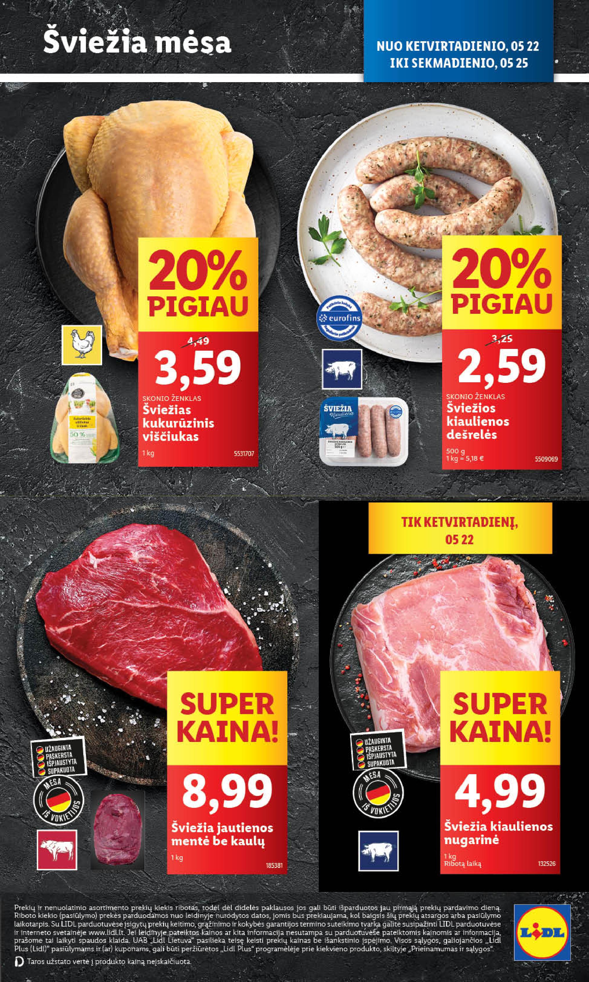 Naujausias LIDL kaininis katalogas 2025.05.19 - 2025.05.25