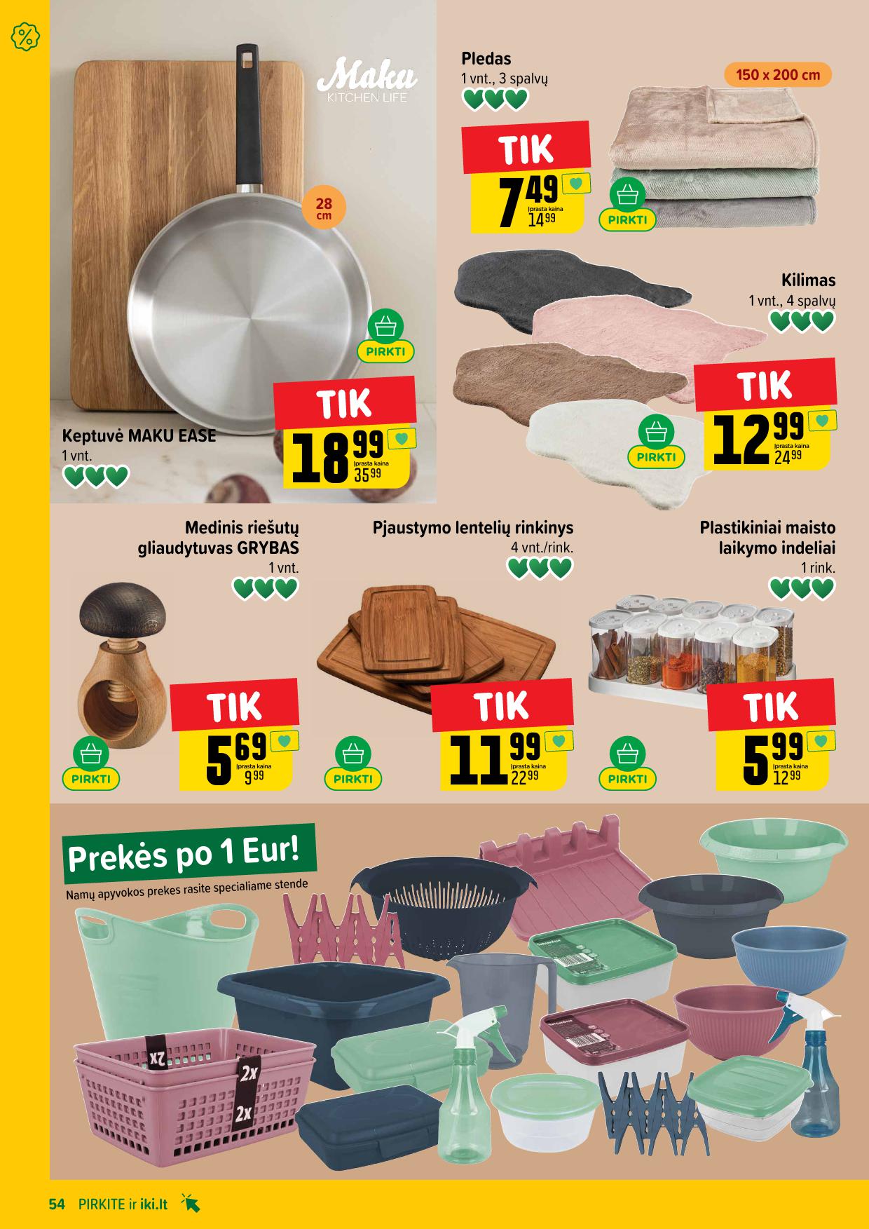 Naujausias IKI kaininis katalogas 2026.01.26 - 2026.02.01