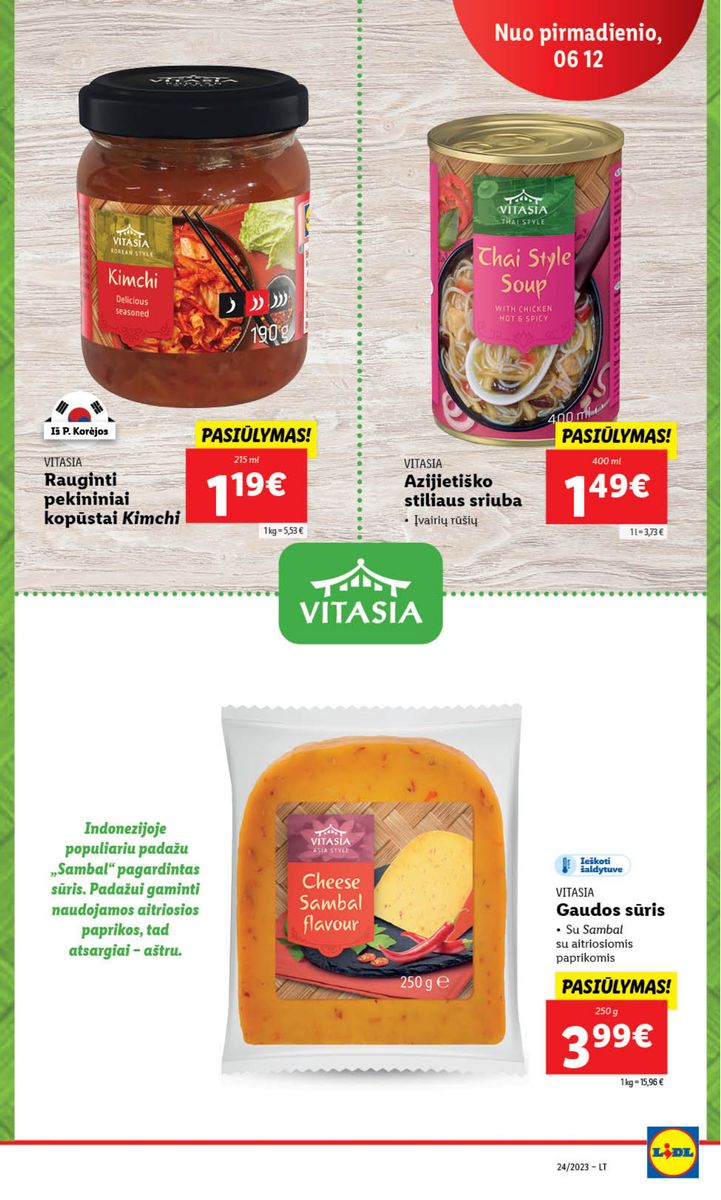 Naujausias LIDL kaininis katalogas 2023.06.12 - 2023.06.18