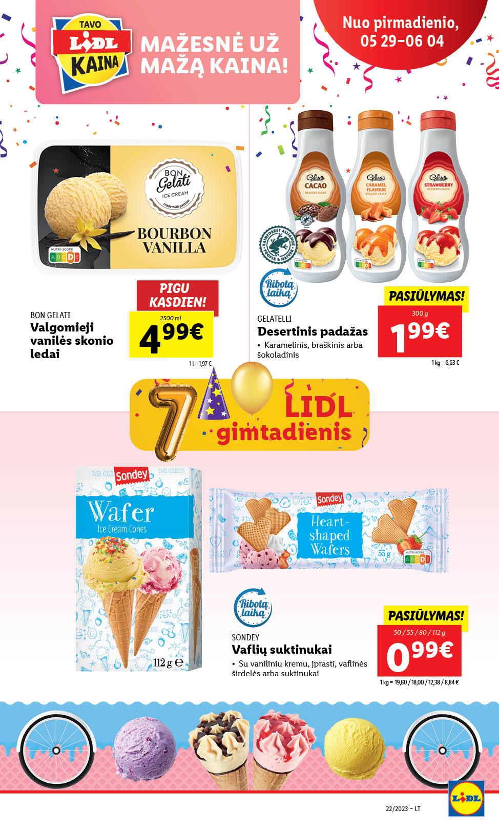 Naujausias LIDL kaininis katalogas 2023.05.29 - 2023.06.04