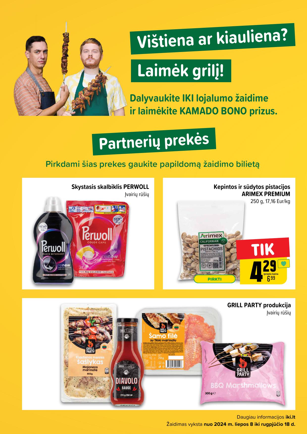 Naujausias IKI kaininis katalogas 2024.07.15 - 2024.07.21