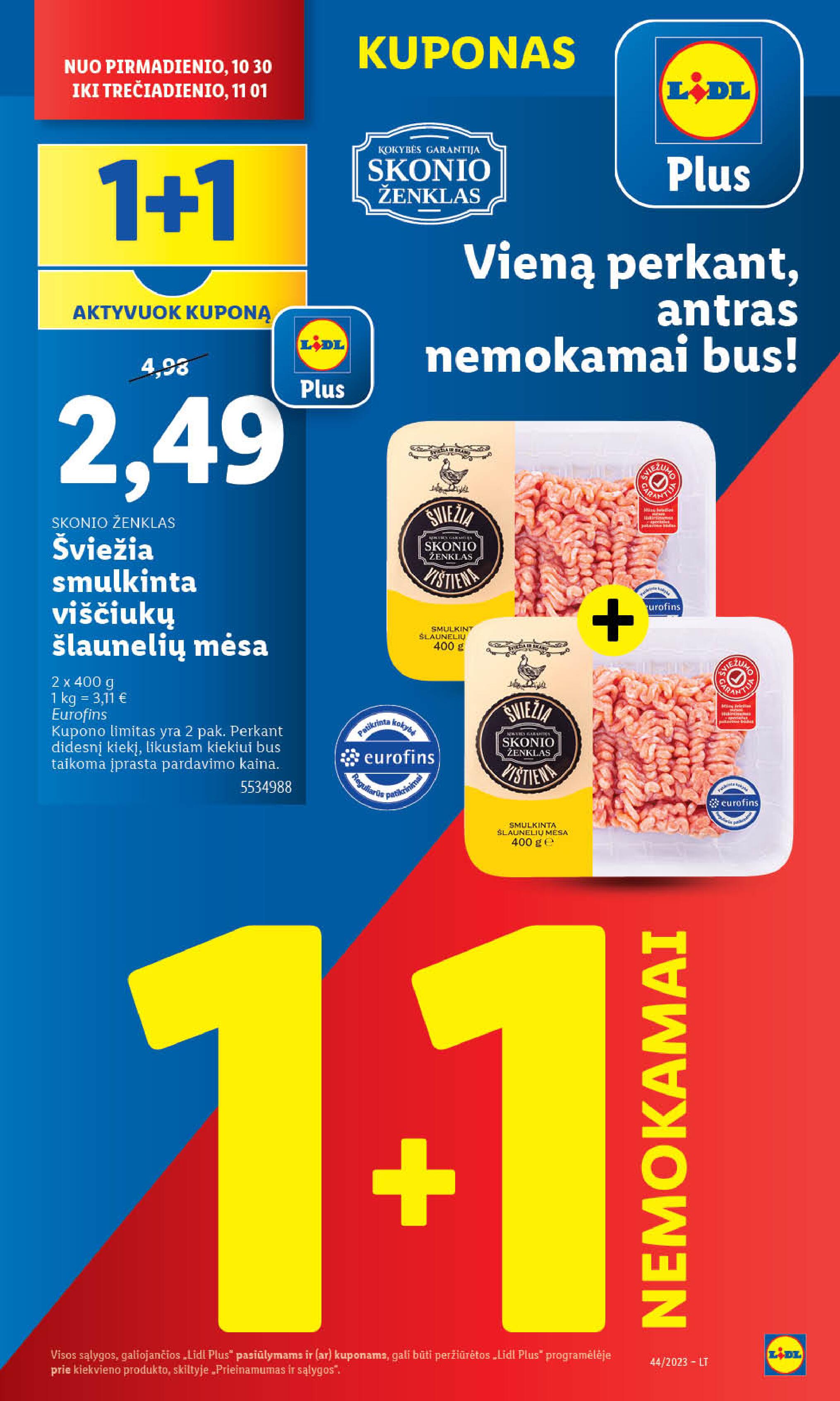 Naujausias LIDL kaininis katalogas 2023.10.30 - 2023.11.05