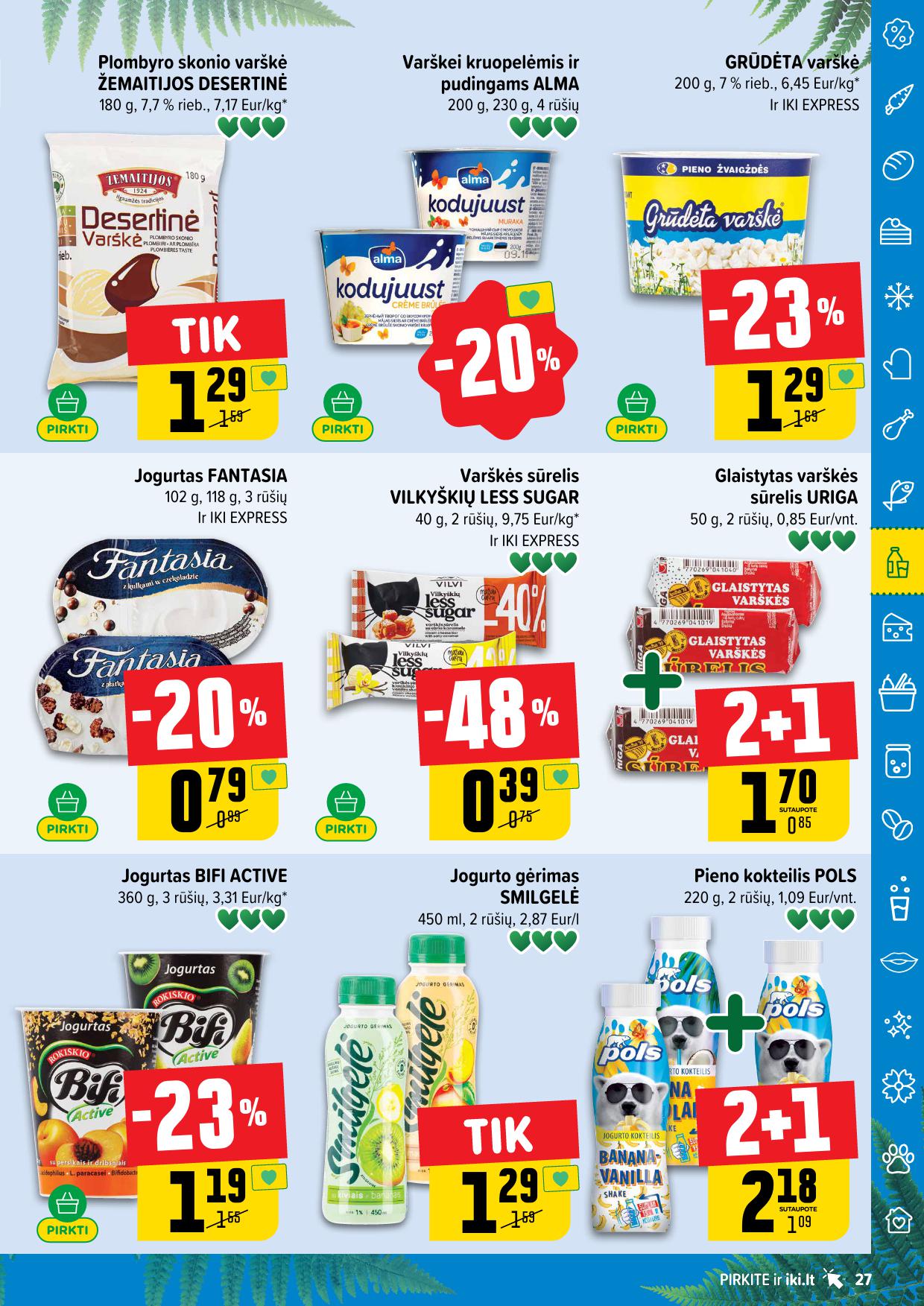 IKI SAVAITĖLĖ akcijų ir nuolaidų leidinys Nr.26 2025.06.23 - 2025.06.29