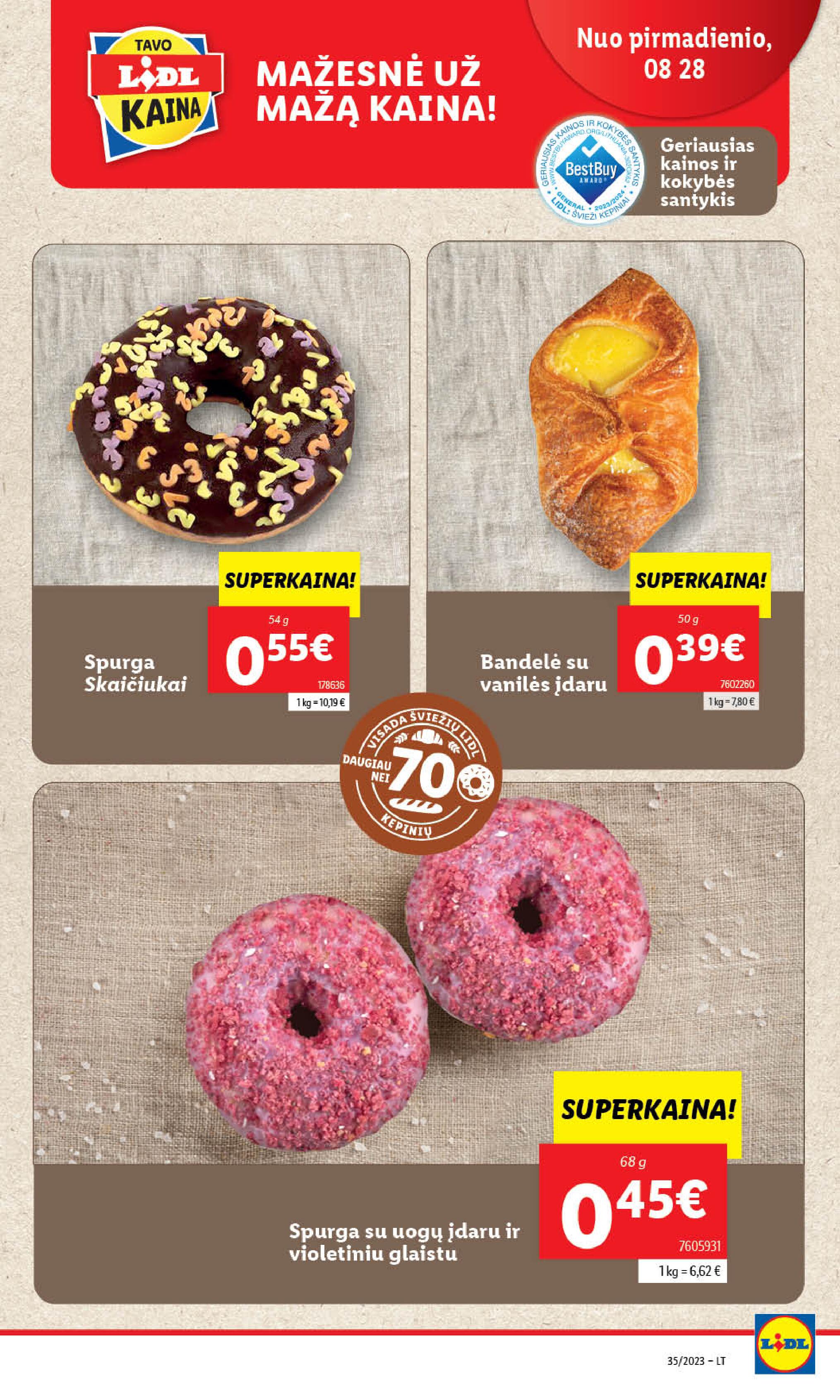 Naujausias LIDL kaininis katalogas 2023.08.28 - 2023.09.03