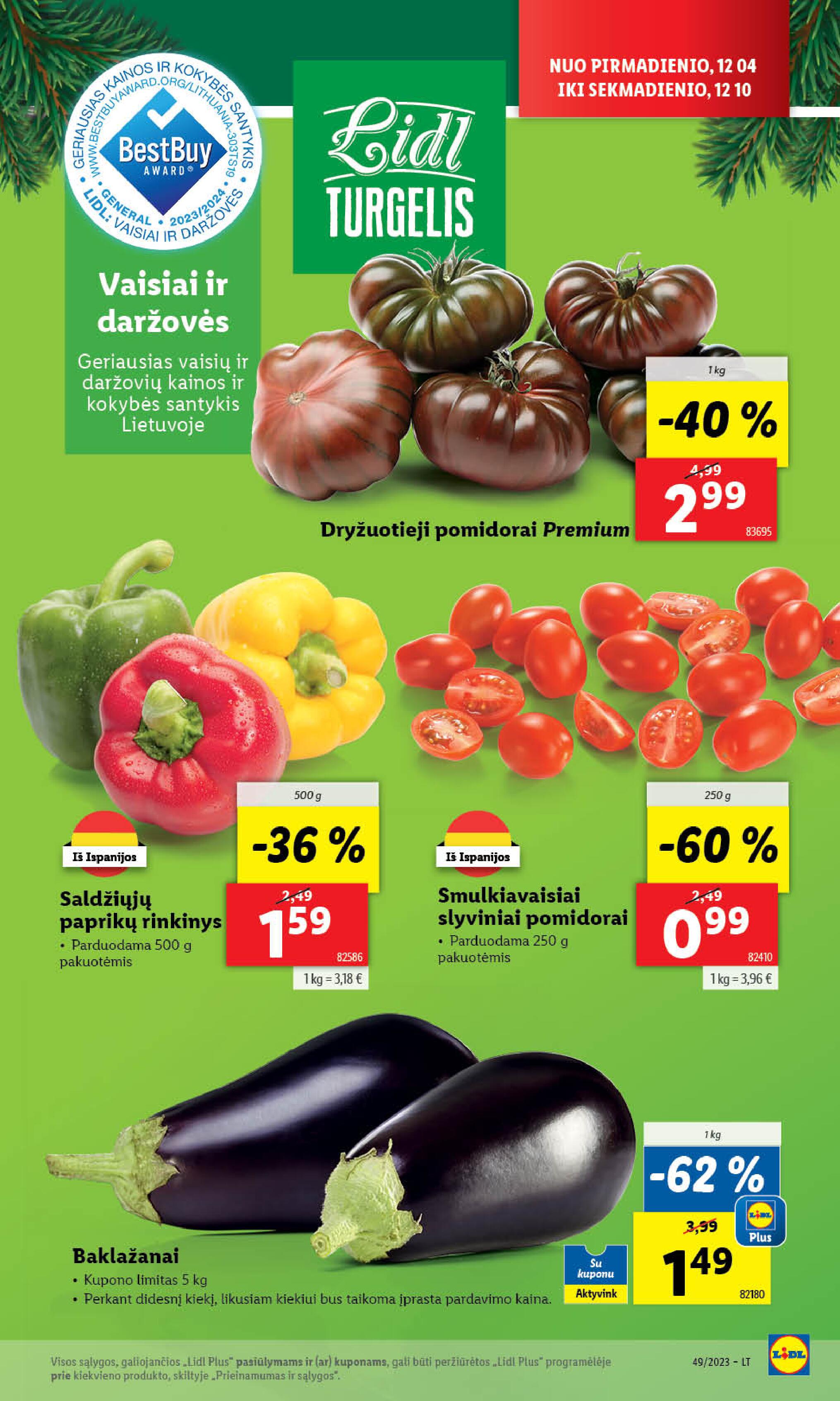 Naujausias LIDL kaininis katalogas 2023.12.04 - 2023.12.10