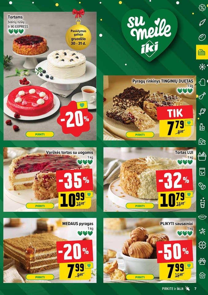 Naujausias IKI kaininis katalogas 2024.12.30 - 2025.01.05