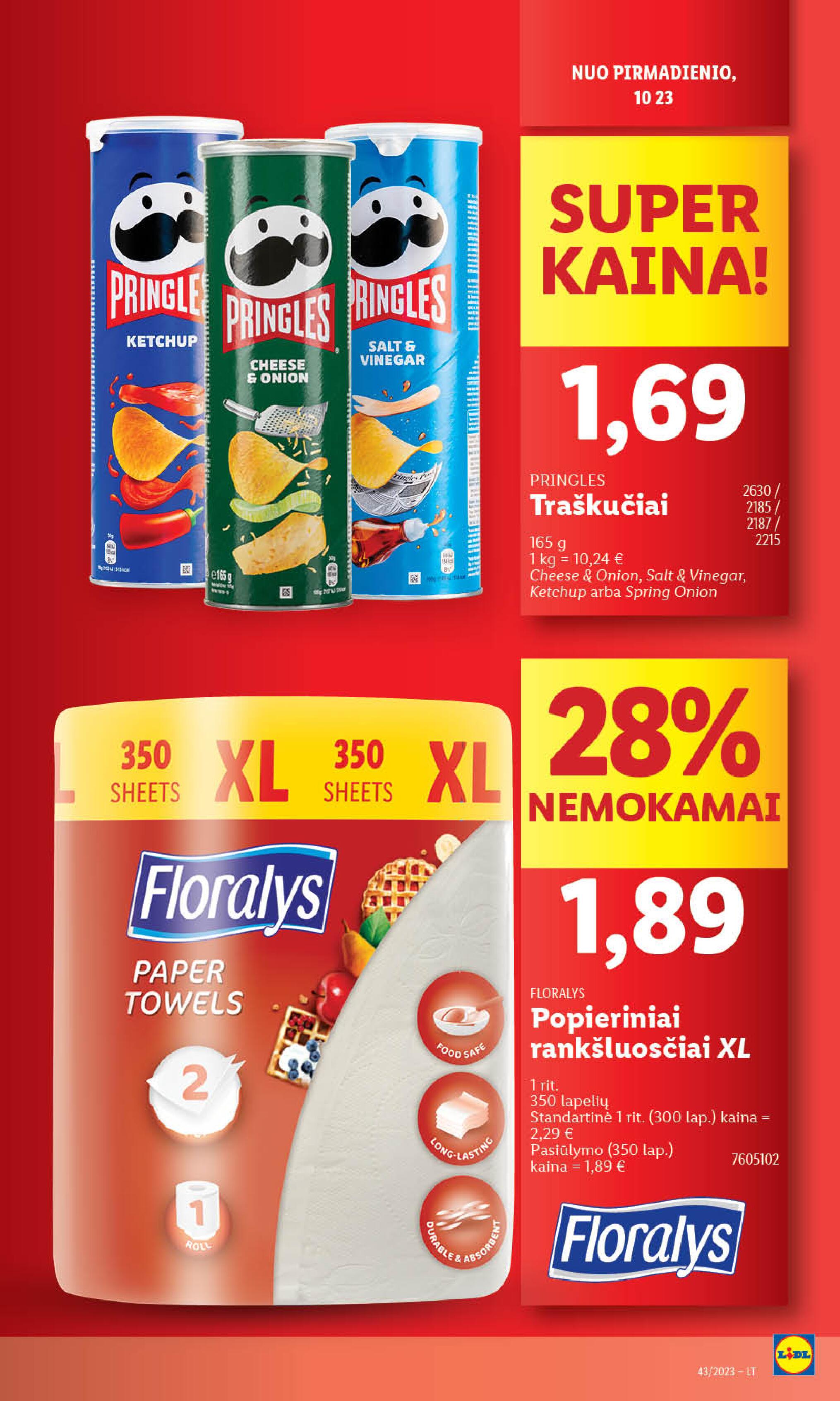 Naujausias LIDL kaininis katalogas 2023.10.23 - 2023.10.29