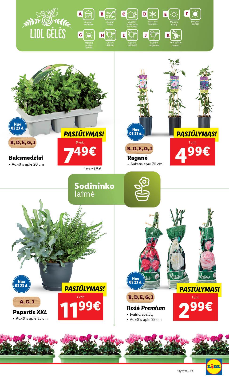 LIDL akcijų ir nuolaidų leidinys 2023.03.20 - 2023.03.26